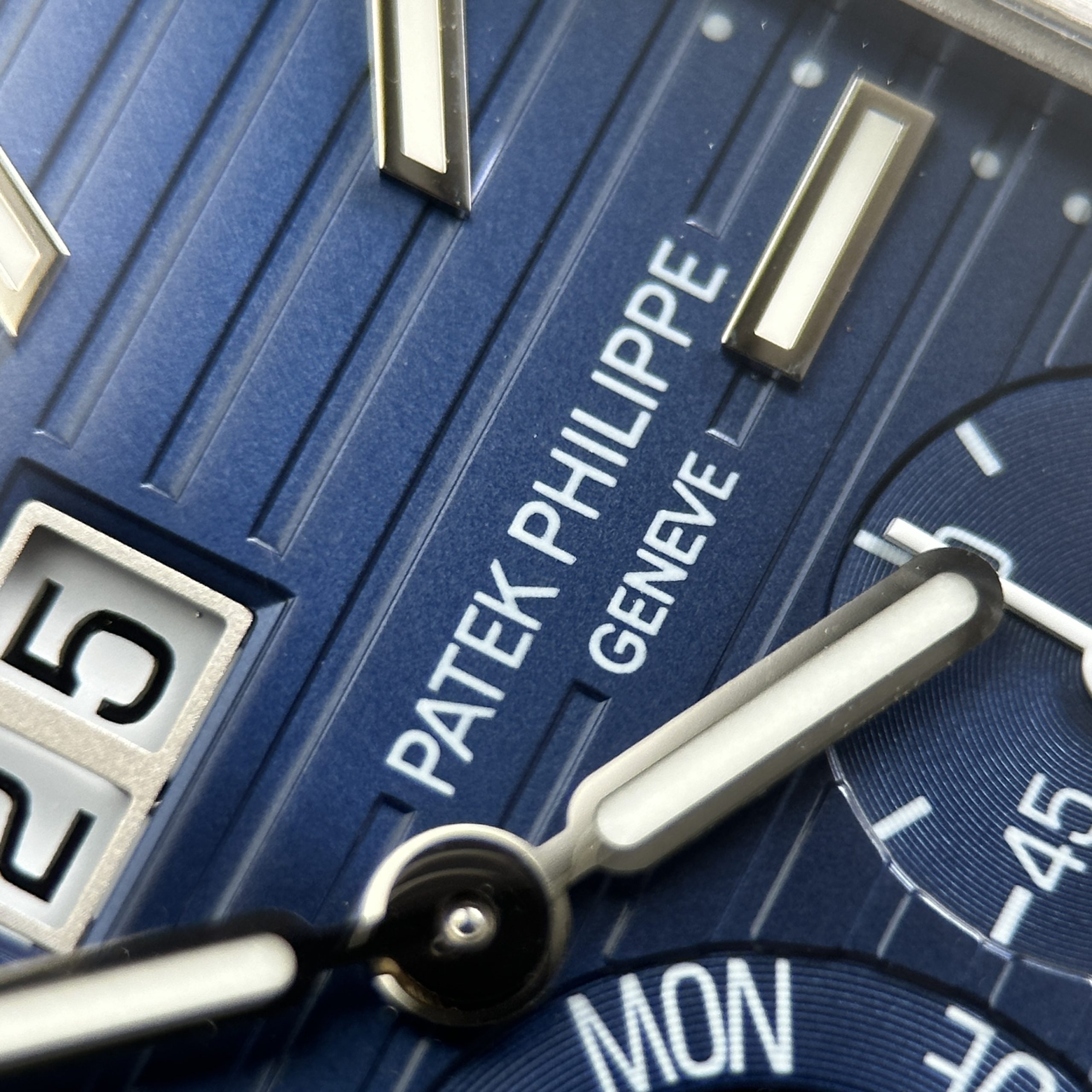 Patek Philippe Cubitus 5822P-001 Imitation Watch Blue Dial Full Optional Custom Leather Strap 45mm (8)