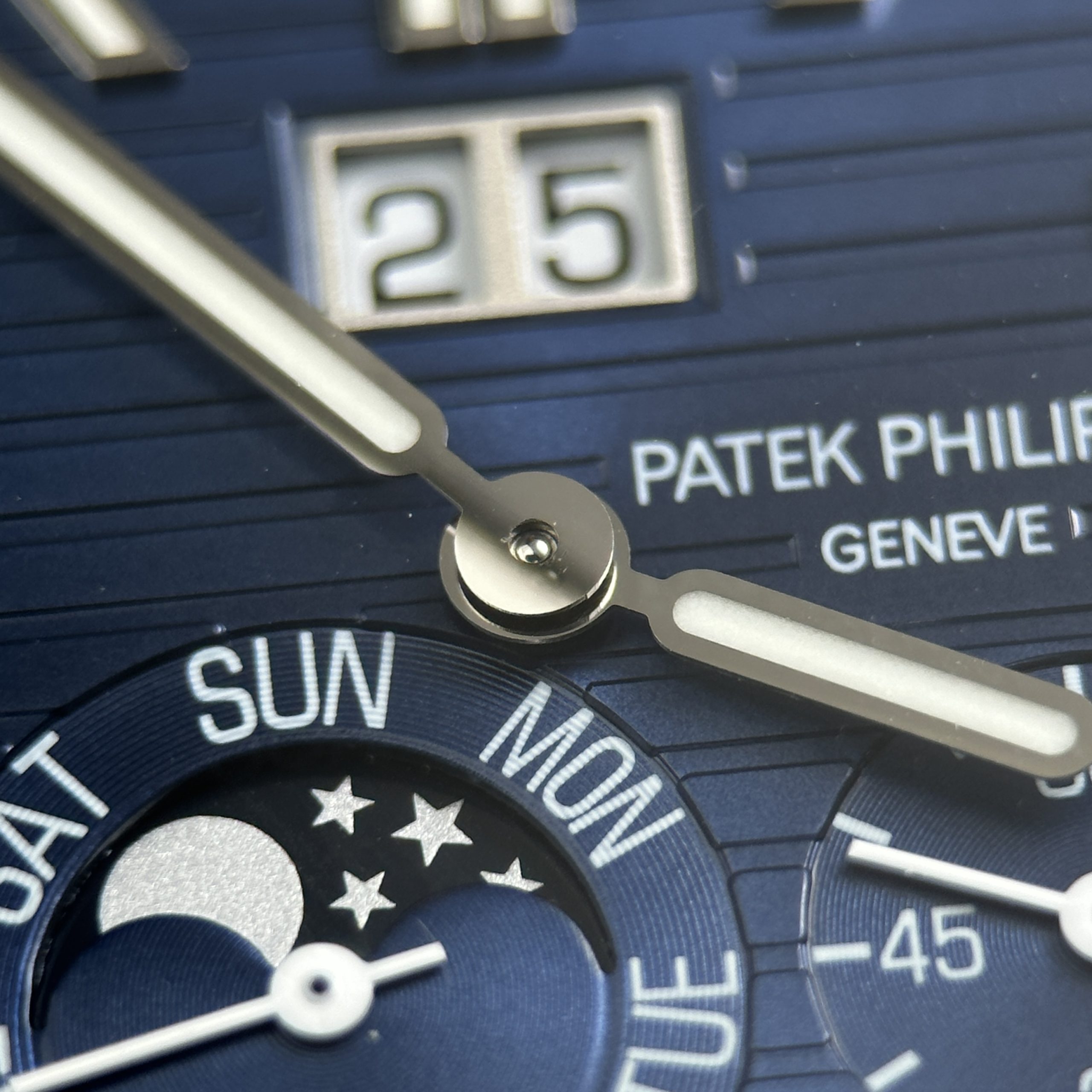 Patek Philippe Cubitus 5822P-001 Imitation Watch Blue Dial Full Optional Custom Leather Strap 45mm (9)