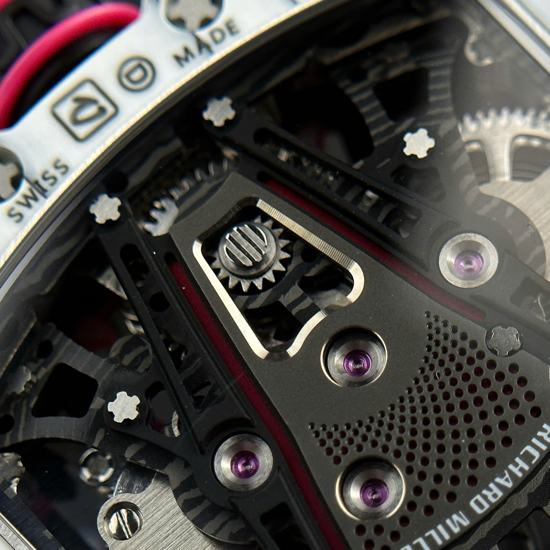 Richard Mille RM38-02 Bubba Watson Knock Off Watch White Dial Carbon Case Tourbillon 43 (10)