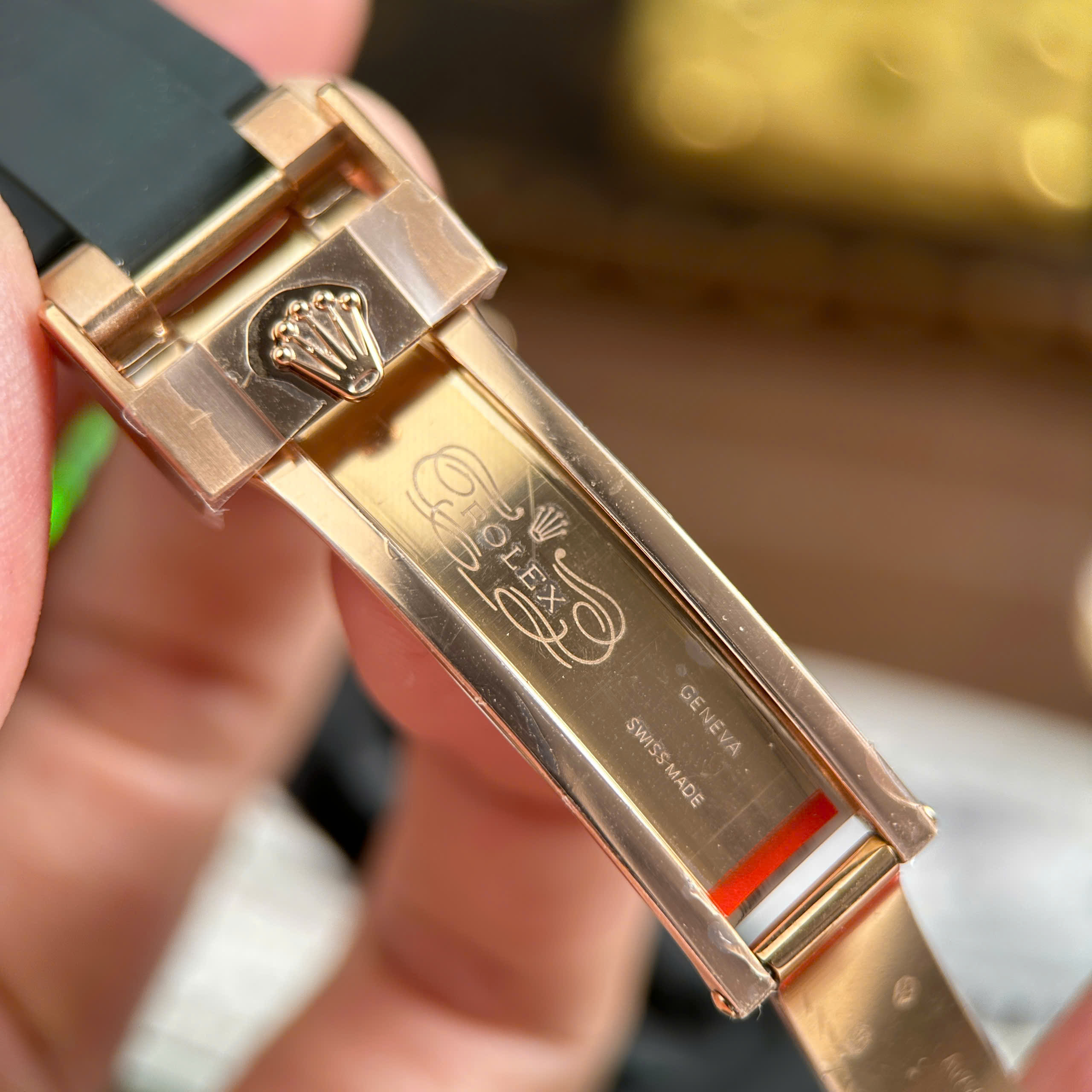 Rolex Cosmograph Daytona 126515 Imitation Watch Rose Gold Plate Meteorite Dial Gain Weight QF Factory 40mm (6)