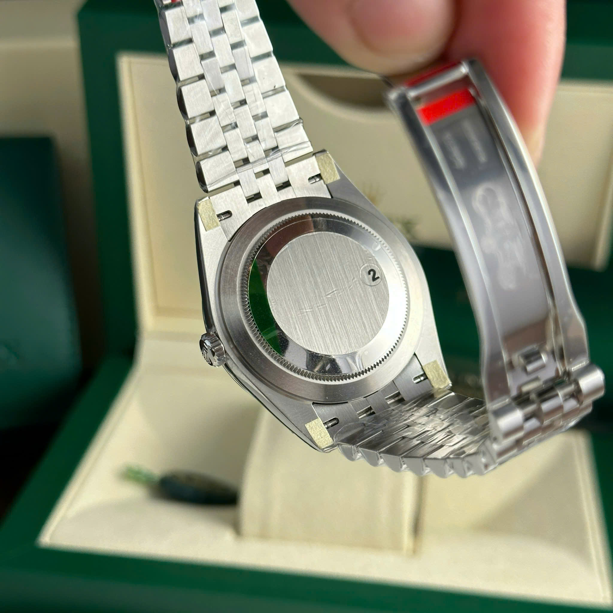 Rolex DateJust 126334 Imitation Watch Blue Dial Index Hours Jubilee Strap VS Factory 41mm (3)