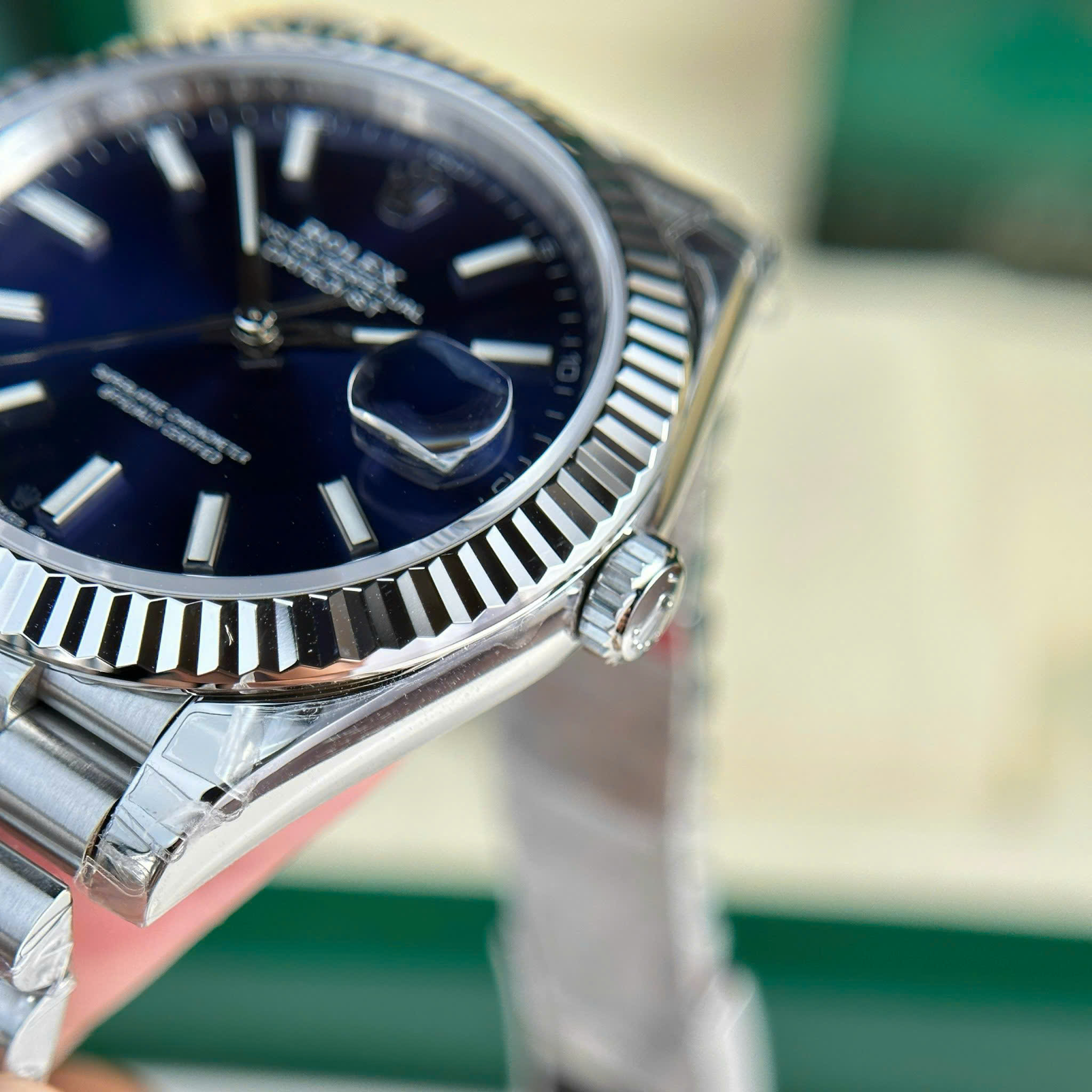 Rolex DateJust 126334 Imitation Watch Blue Dial Index Hours Jubilee Strap VS Factory 41mm (9)