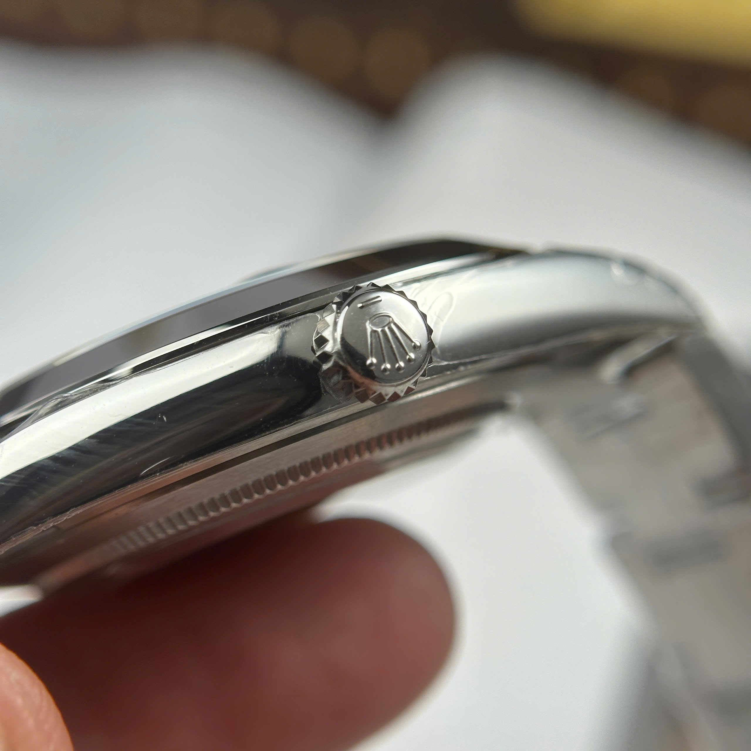 Rolex DateJust 126334 Replica Watch White Dial Oyster Strap Index Hours VS Factory 41mm (10)