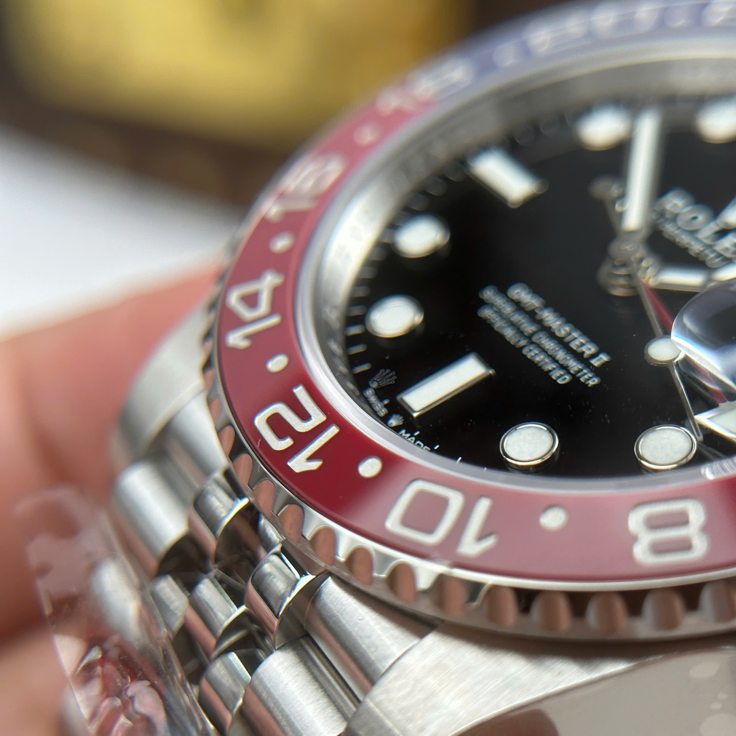 Rolex GMT-Master II 126710BLRO Pepsi Good Imitation Watch Black Dial Ceramic Bezel Clean Factory 40mm (7)
