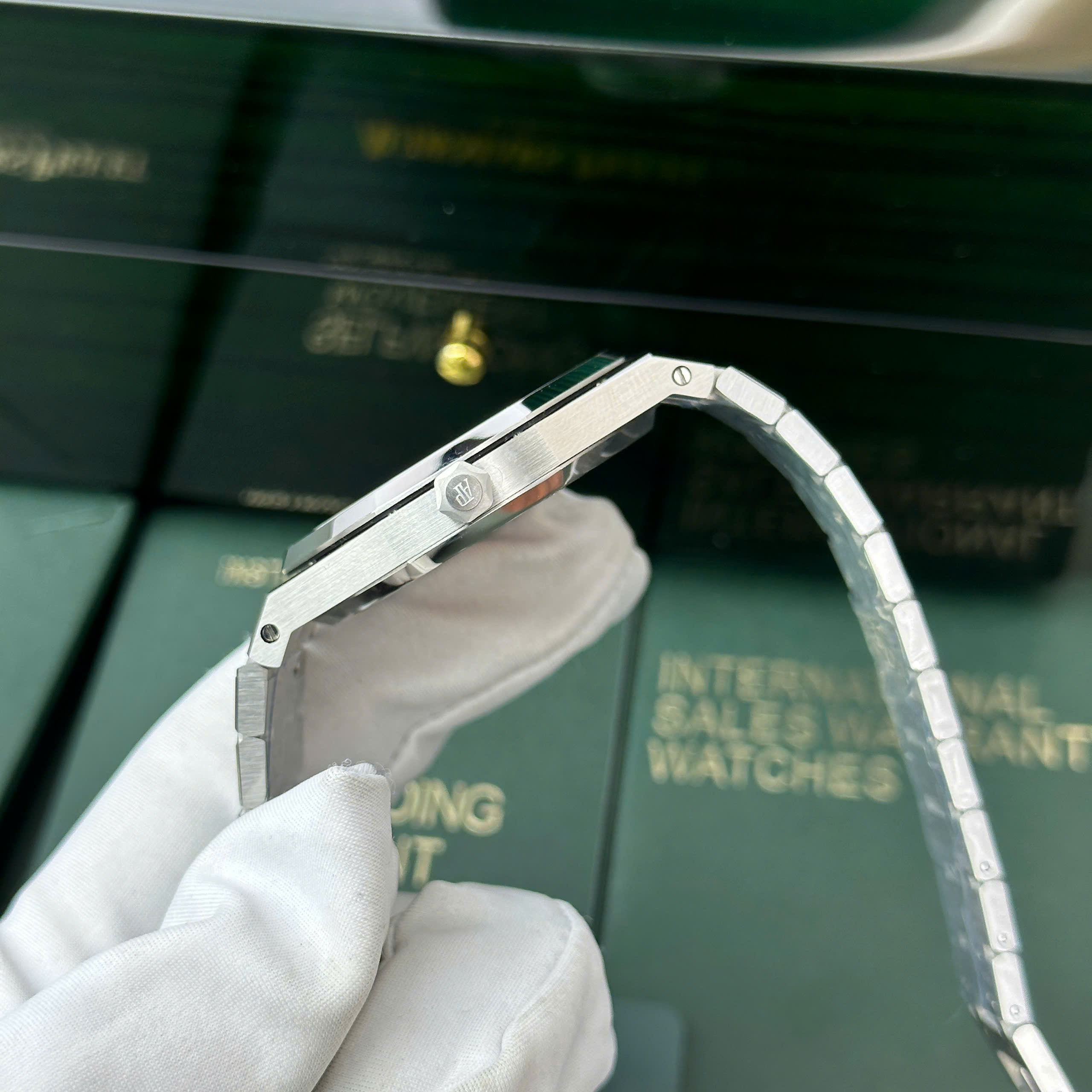 Audemars Piguet Imitation Watch Royal Oak Jumbo Extra-thin 15202 Yellow Dial Stainless Steel IP Factory 39mm (6)