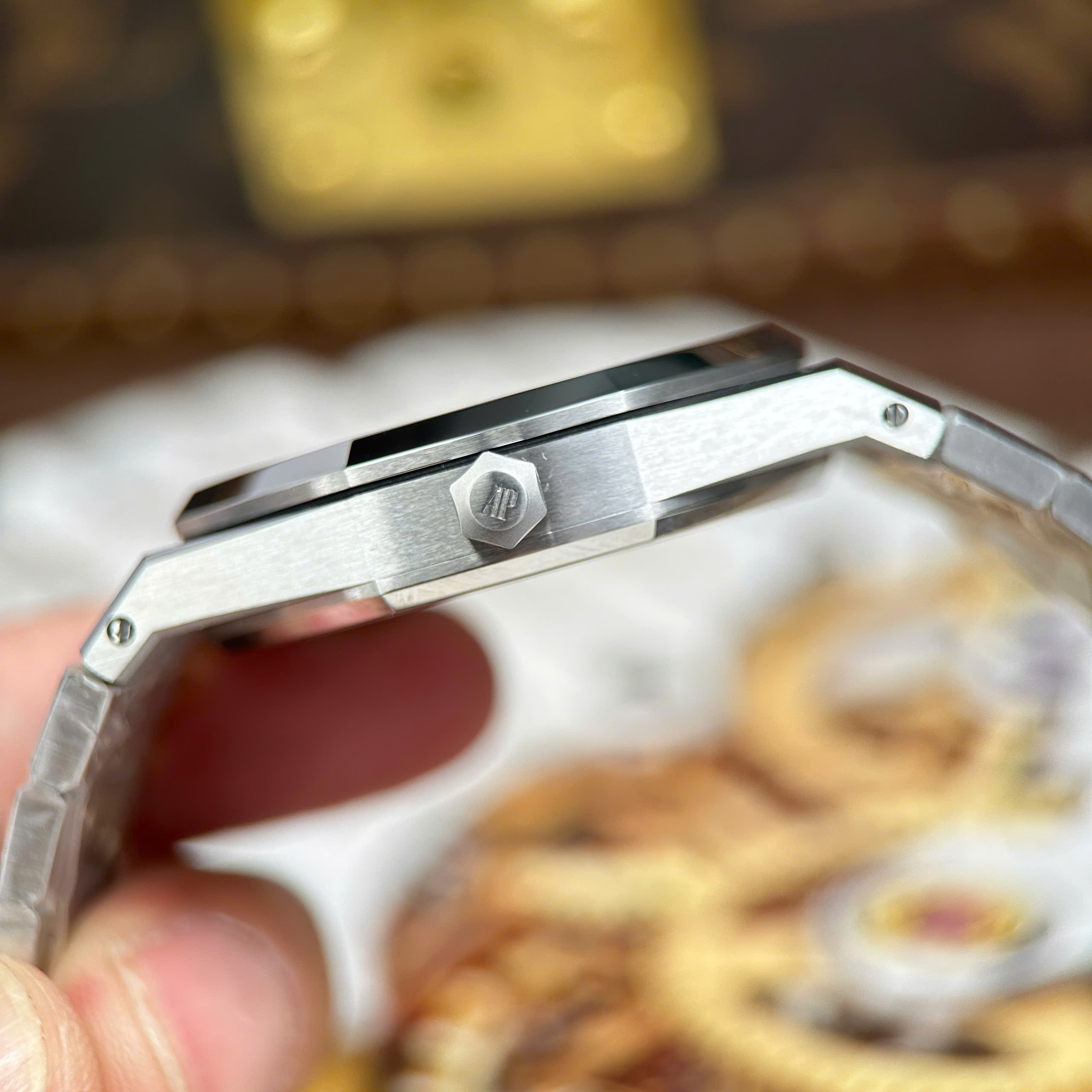 Audemars Piguet Replica 11 Royal Oak Jumbo Extra-thin Openworked 16204 Skeleton Dial Stainless Steel ZF Factory 39mm (5)