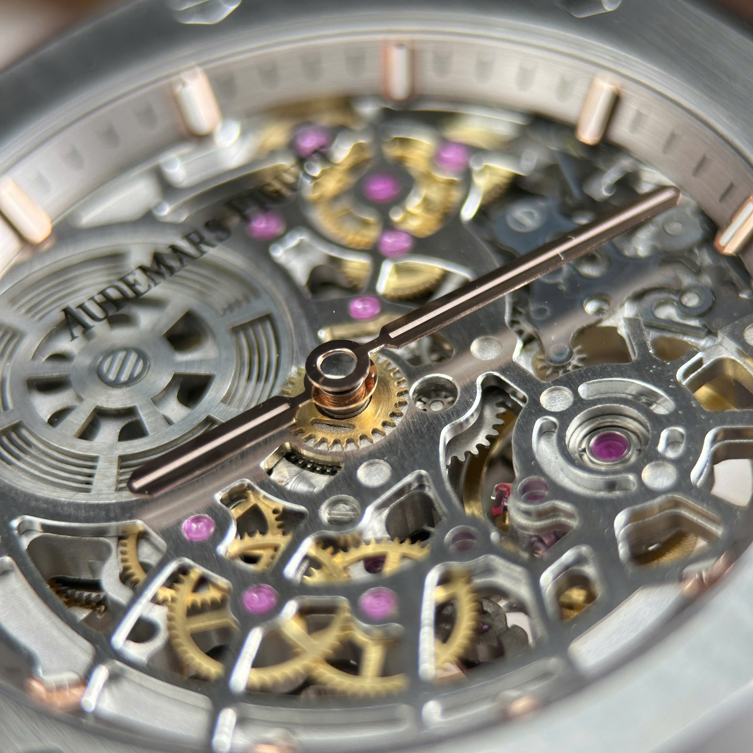 Audemars Piguet Replica 11 Royal Oak Jumbo Extra-thin Openworked 16204 Skeleton Dial Stainless Steel ZF Factory 39mm (7)