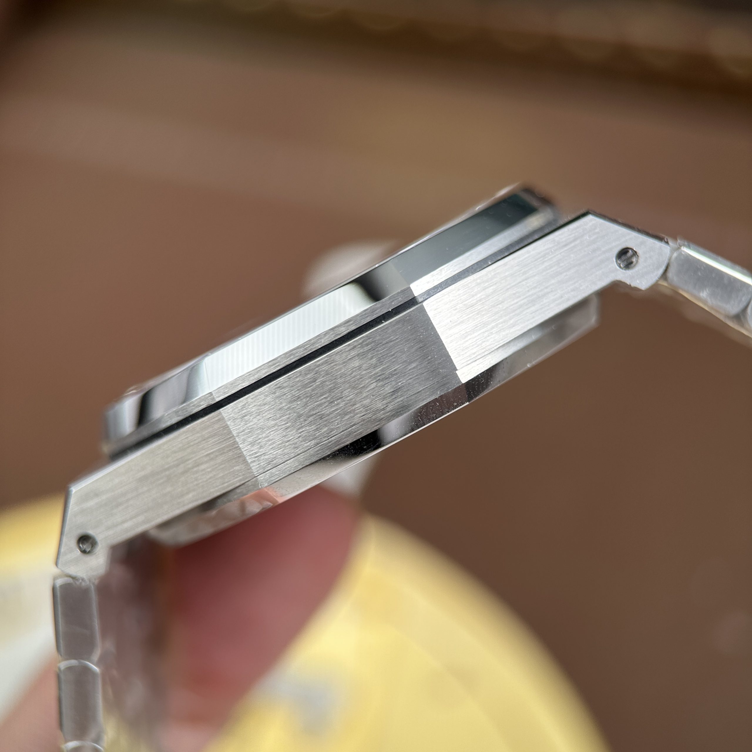 Audemars Piguet Royal Oak Flying Tourbillon 26730 Imitation Watch Rhinestone Bezel Grey Dial BBS Factory 41mm (4)