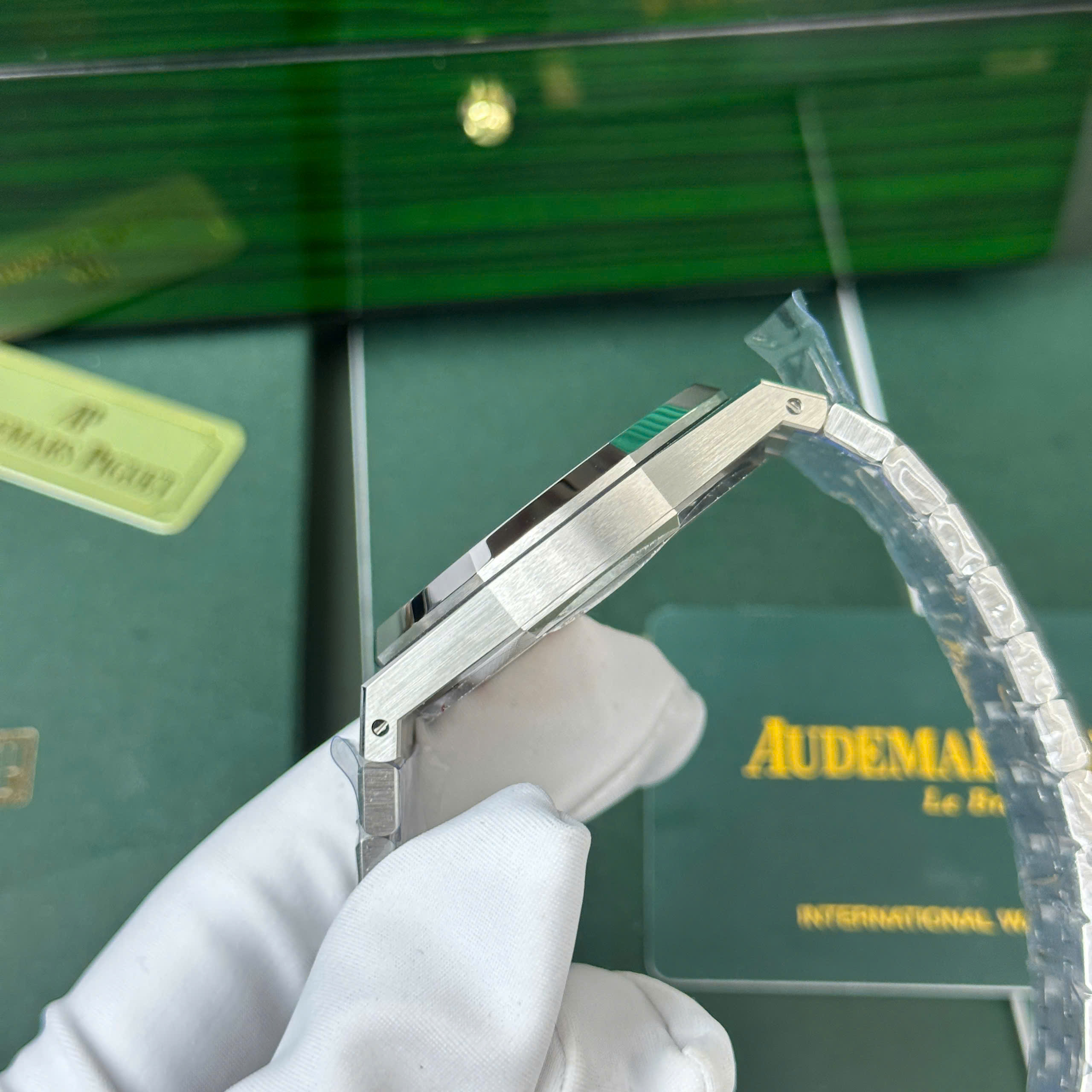 Audemars Piguet Royal Oak Openworked 15407 Imitation Watch Stainless Steel Black Skeleton Dial THB Factory 41mm (4)