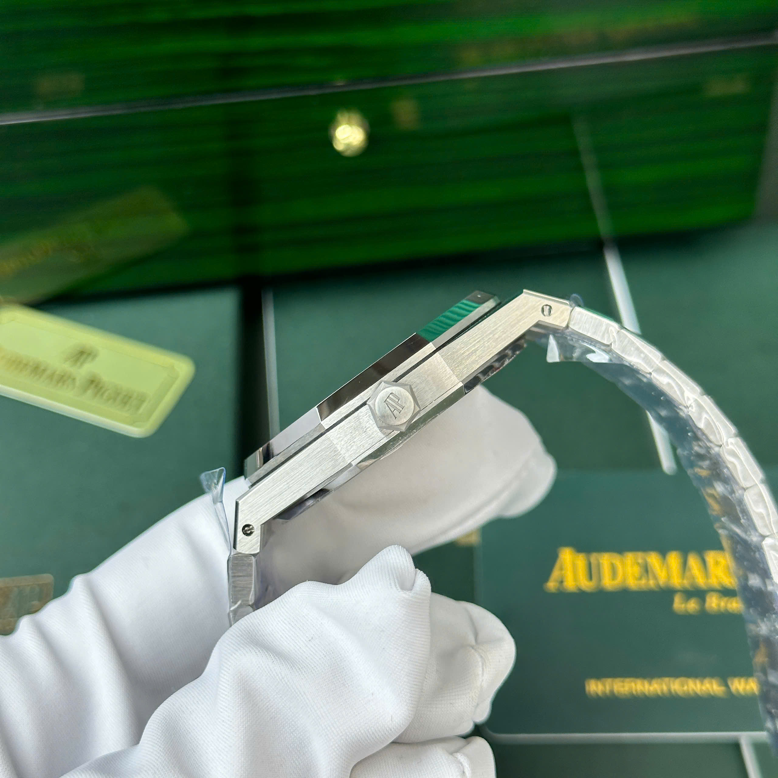 Audemars Piguet Royal Oak Openworked 15407 Imitation Watch Stainless Steel Black Skeleton Dial THB Factory 41mm (5)