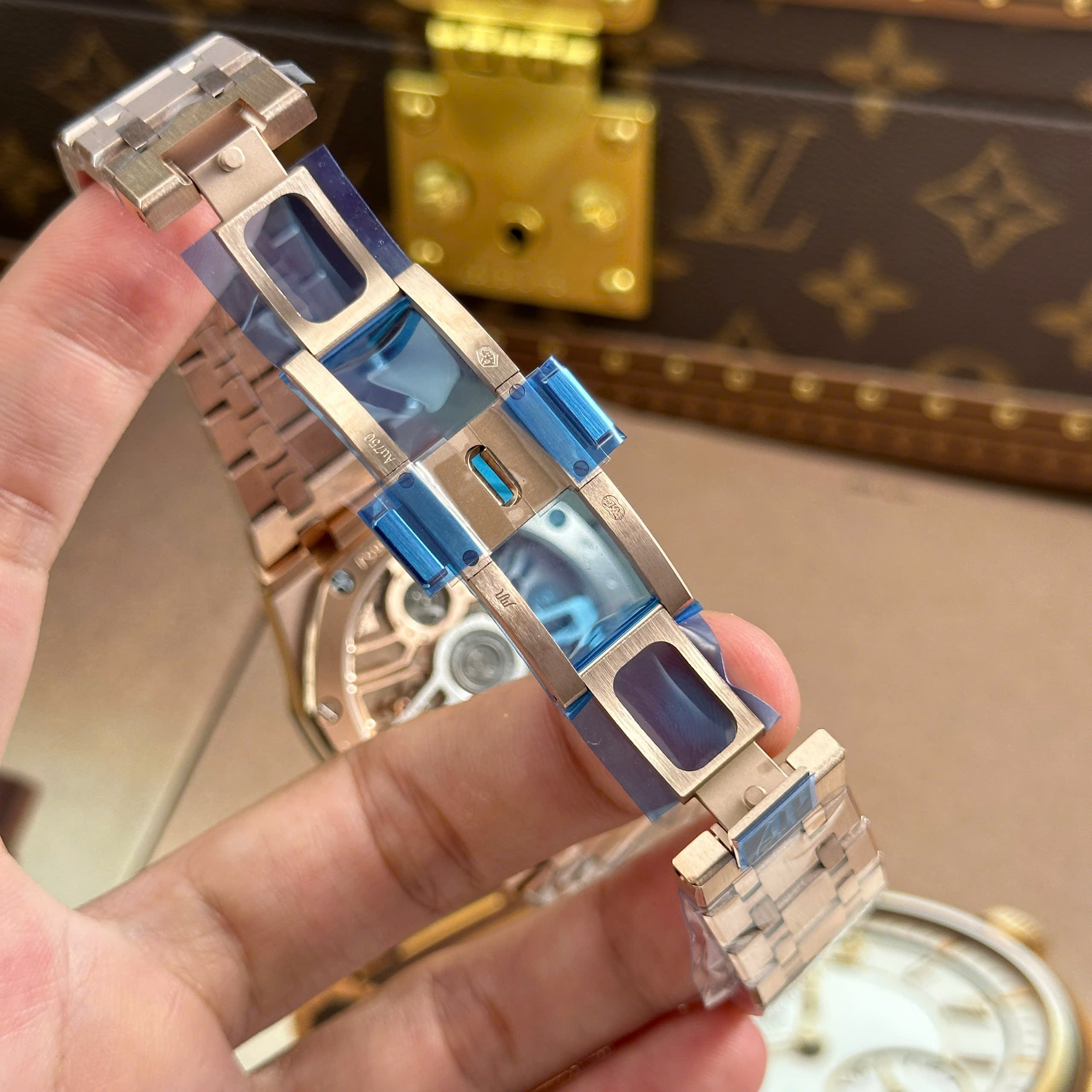 Audemars Piguet Royal Oak Tourbillon 26735 Best Quality Replica Watch Rose Gold Plate Skeleton Dial 41mm (1)