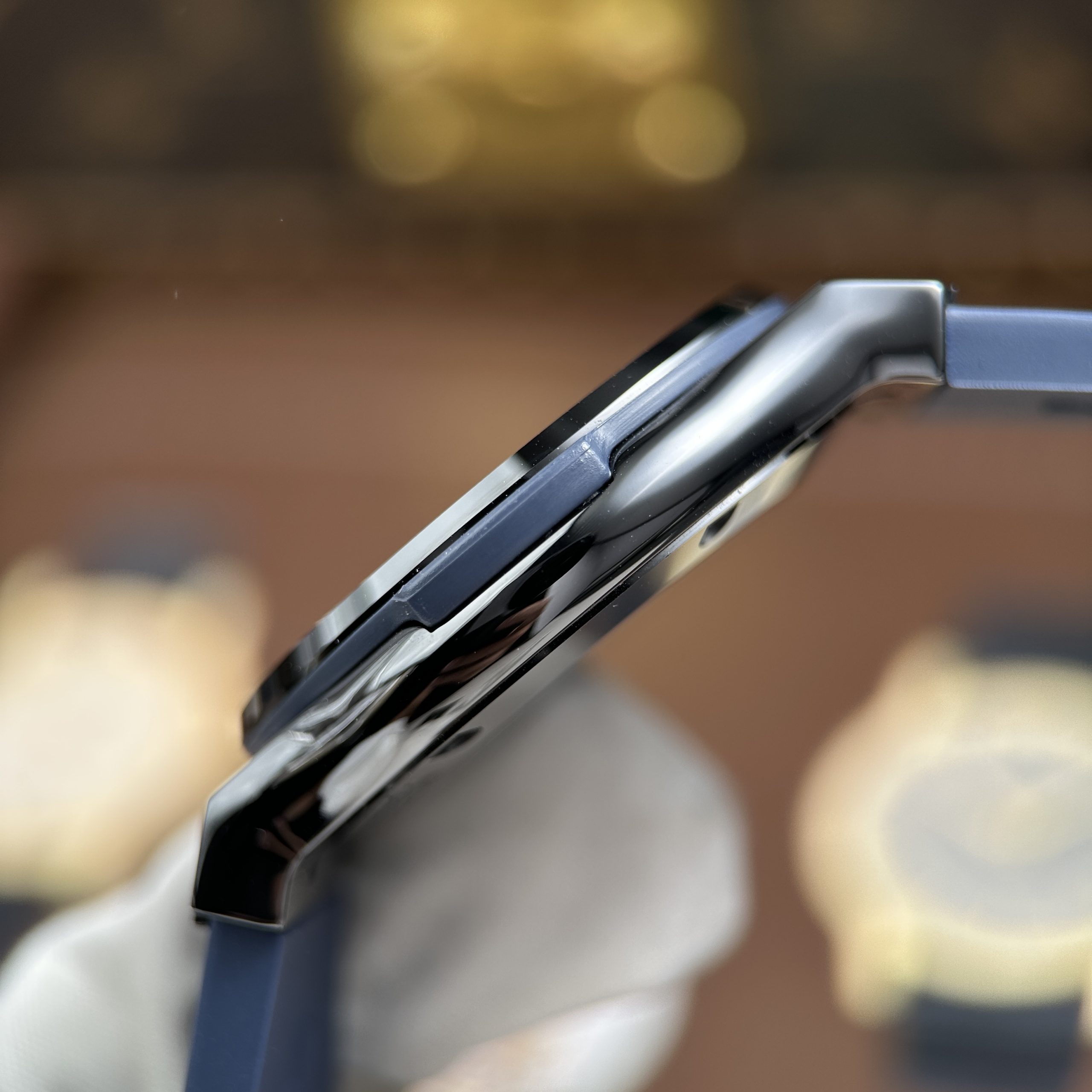 Hublot Classic Fusion Knock Off Watch Boutique Pisa 1940 Edition Ceramic Case Blue Dial Rubber Strap JJZ Factory 42mm (3)