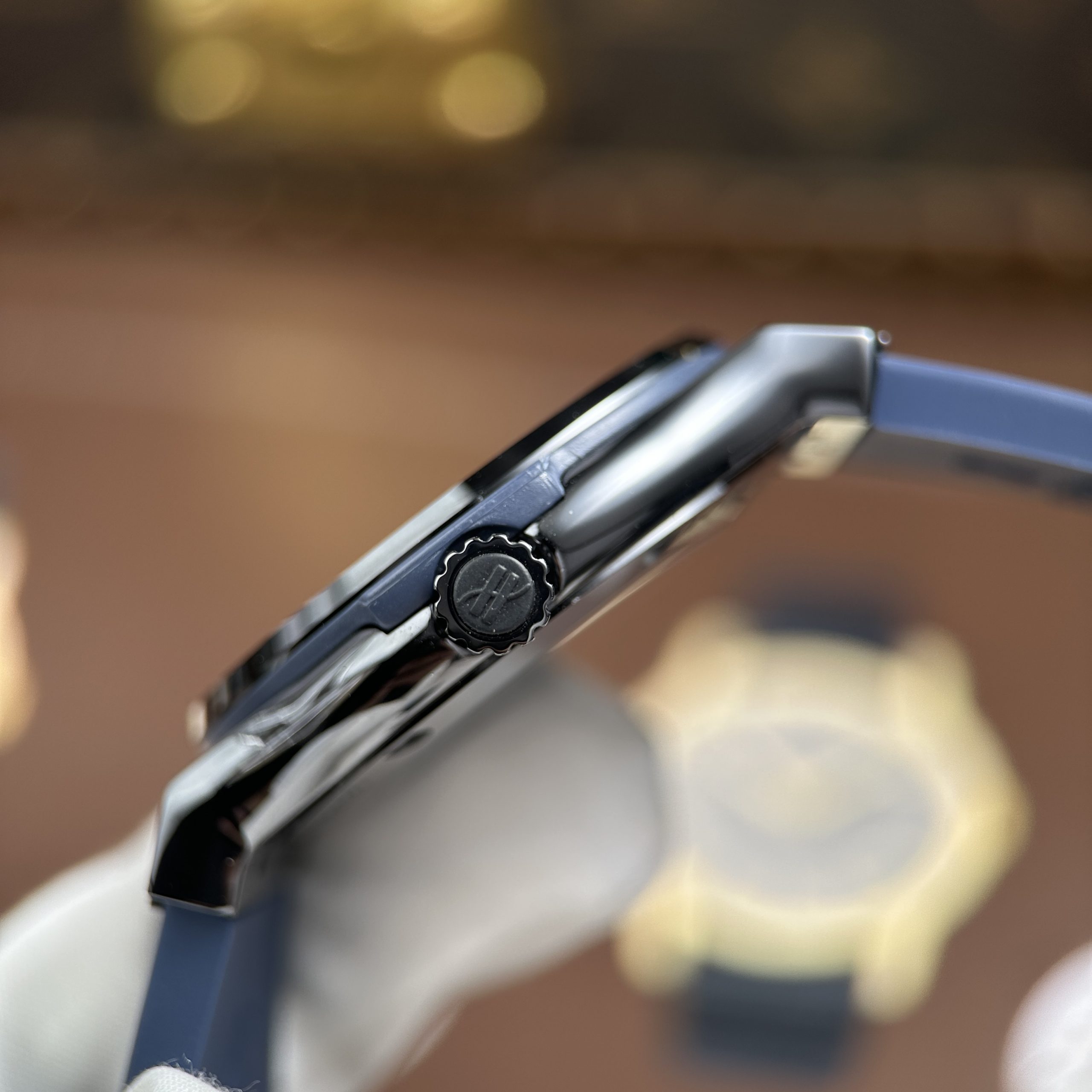 Hublot Classic Fusion Knock Off Watch Boutique Pisa 1940 Edition Ceramic Case Blue Dial Rubber Strap JJZ Factory 42mm (4)