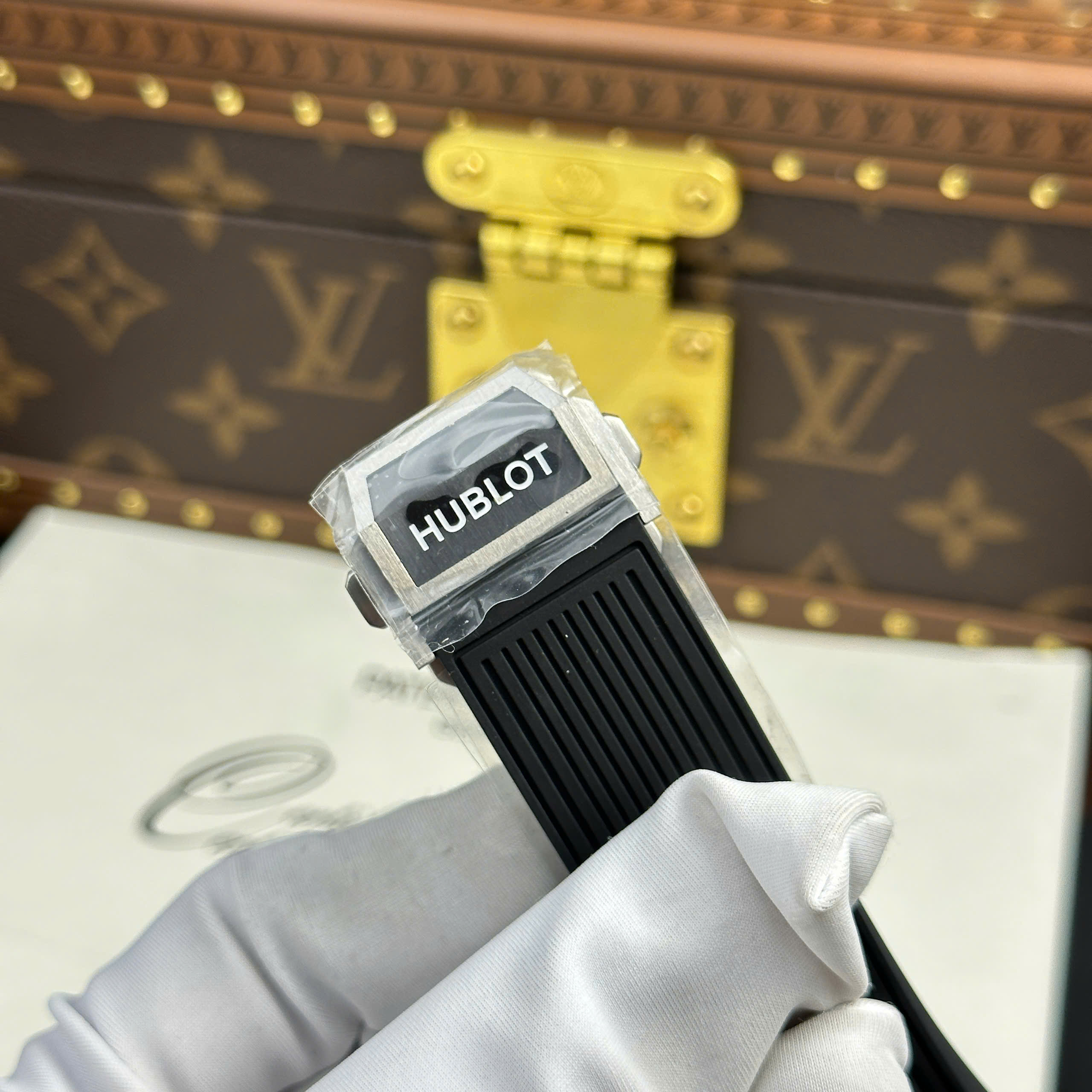 Hublot Spirit Of Big Bang Knock Off Watch Titanium Case Black Dial Rubber Strap One Click BBR Factory 42mm (2)