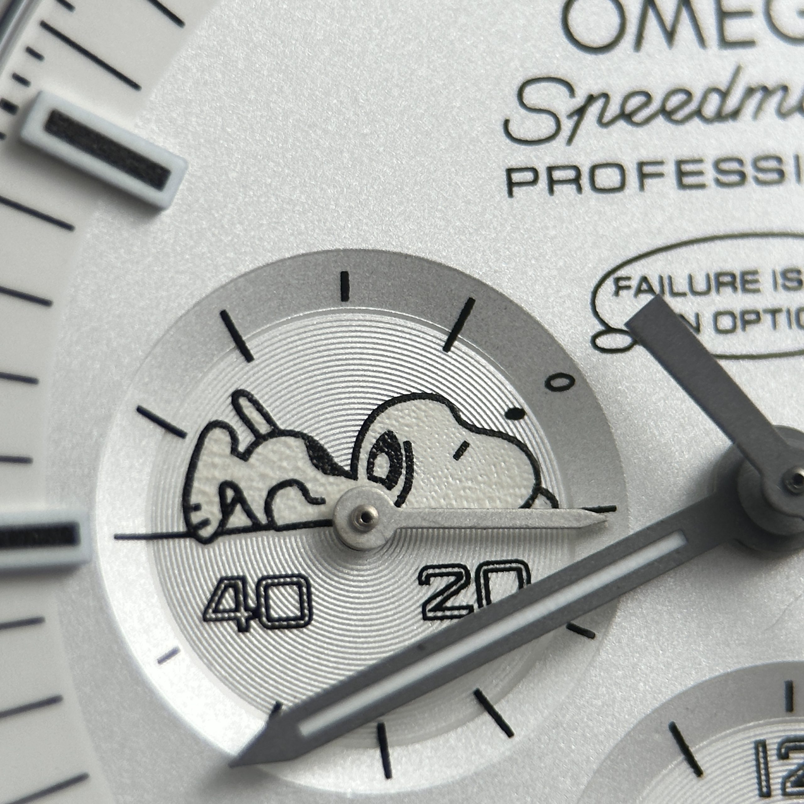 Omega Speedmaster Apollo 13 Snoopy Good Imitation Watch White Dial New Version 2025 42mm (8)