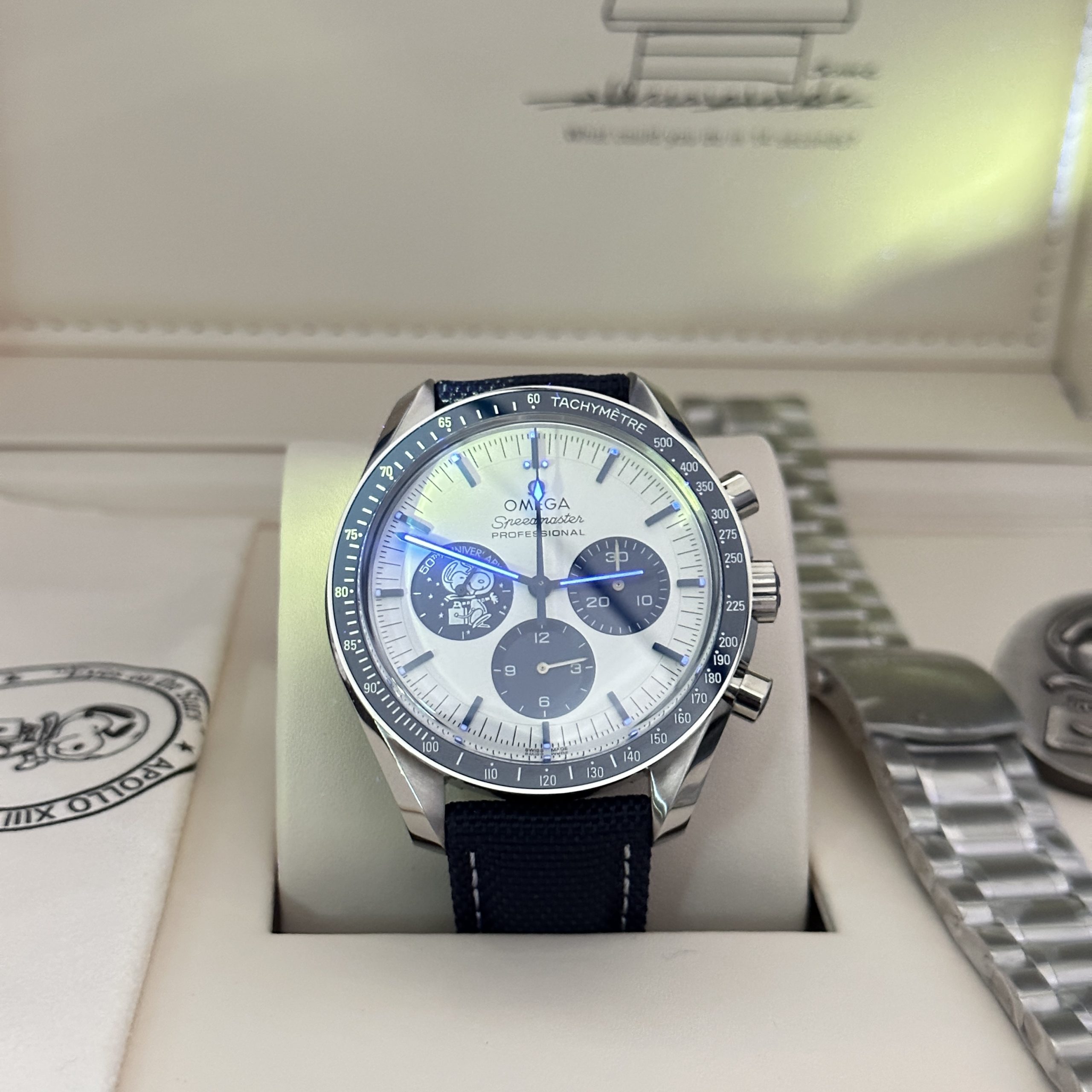 Omega Speedmaster Replica Watch Silver Snoopy 50th Anniversary New Version 2025 42mm (11)