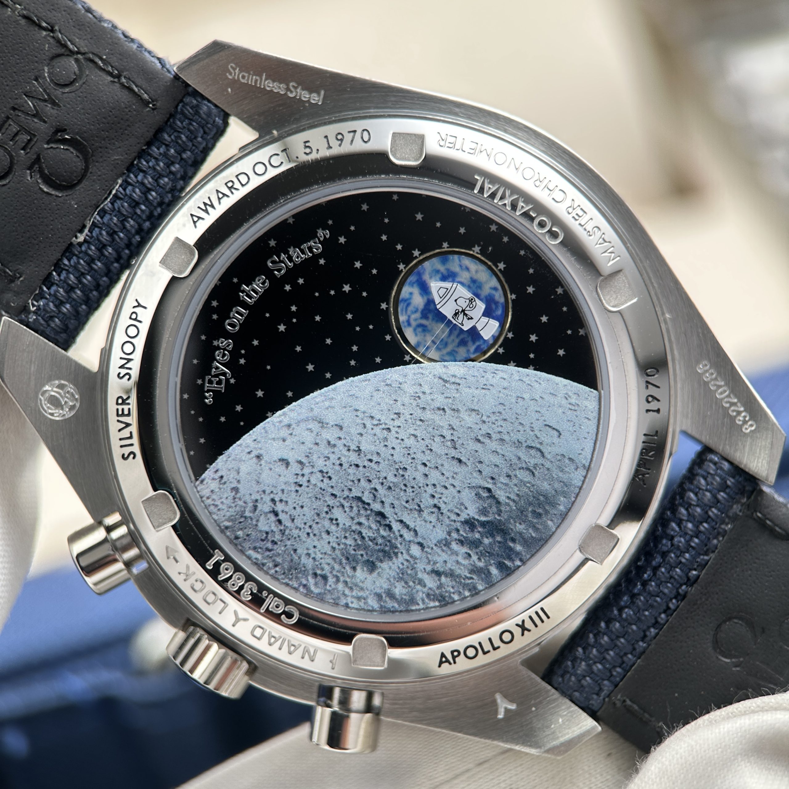 Omega Speedmaster Replica Watch Silver Snoopy 50th Anniversary New Version 2025 42mm (4)