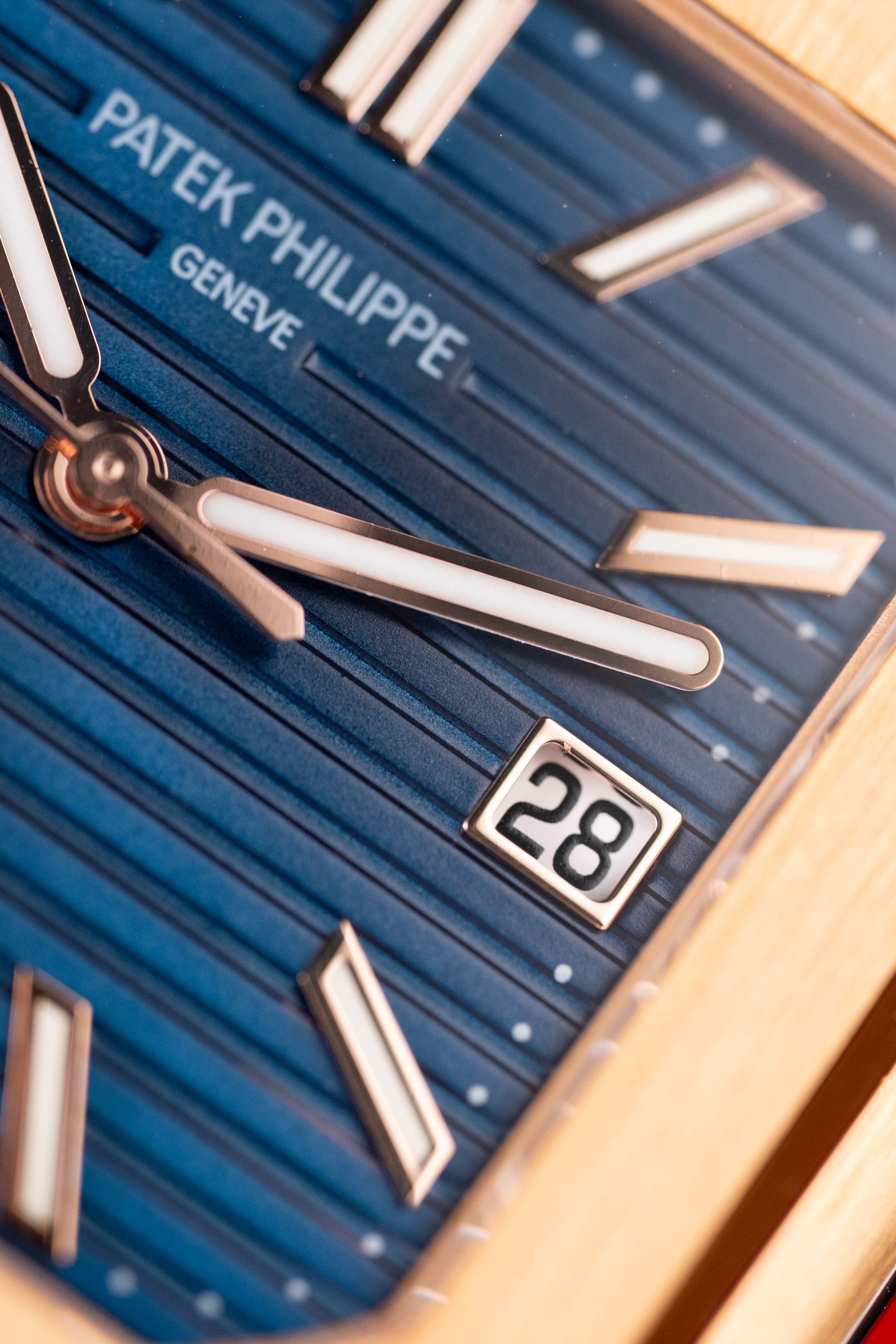 Patek Philippe Cubitus 5821 Imitaiton Watch Rose Gold Plate Blue Dial Custom Factory 45mm (14)