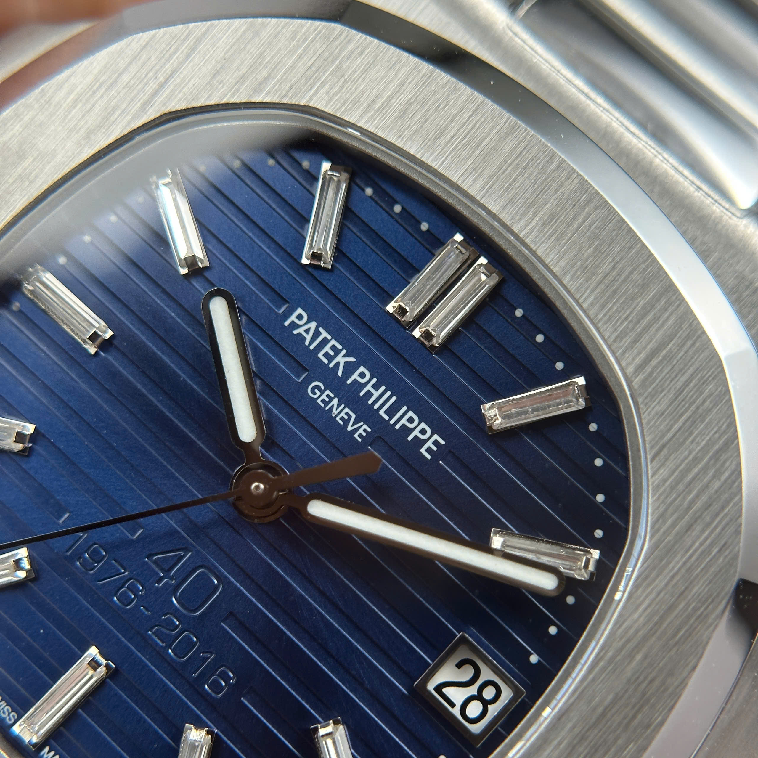 Patek Philippe Nautilus 5711 Knock Off Watch 40th Anniversary Years Version Blue Dial BBF Factory 40mm (8)