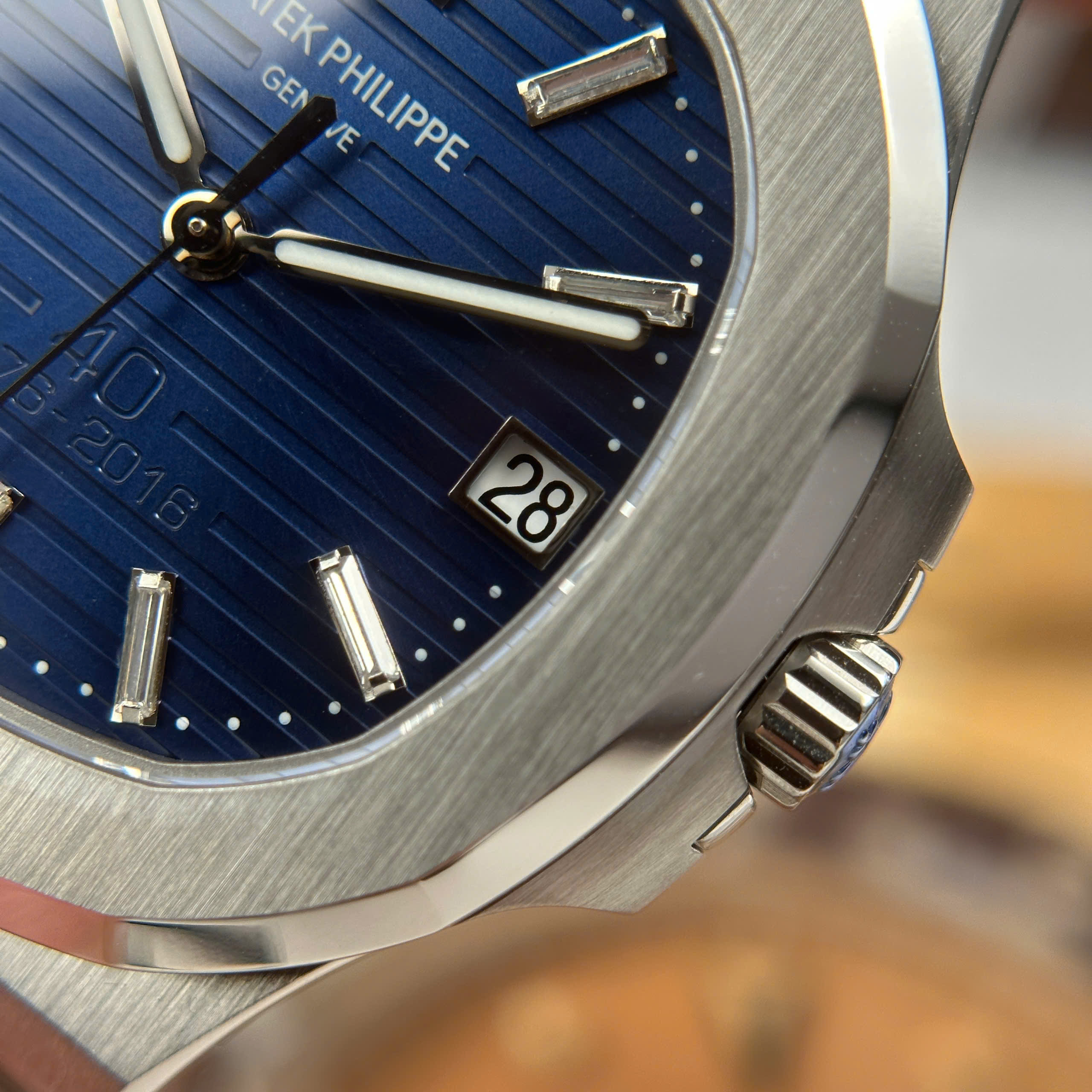 Patek Philippe Nautilus 5711 Knock Off Watch 40th Anniversary Years Version Blue Dial BBF Factory 40mm (9)