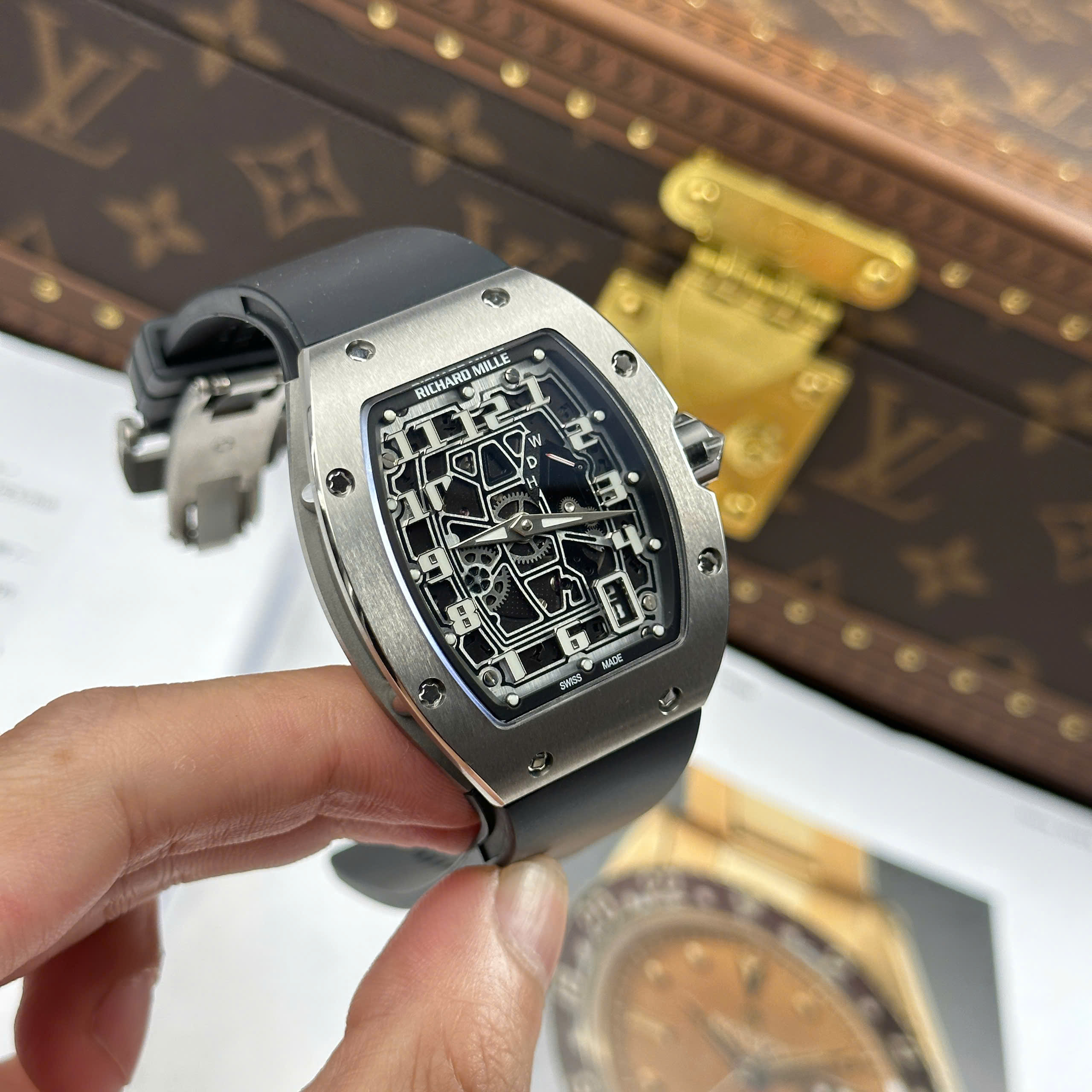 Richard Mille RM67-01 Replica Watch Best Quality Skeleton Dial Ultra-Thin Refined 38 (10)