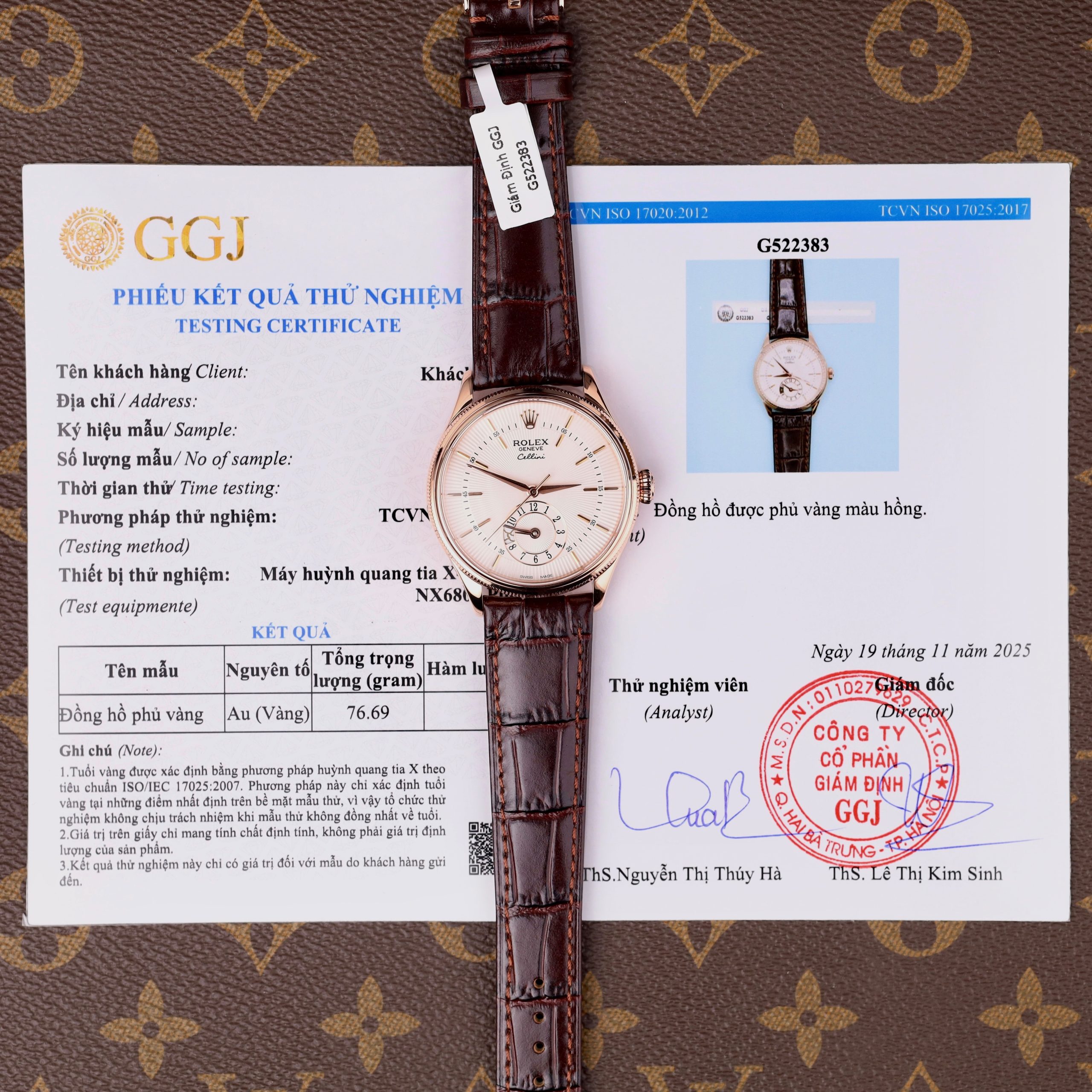 Rolex Cellini Dual Time 50252 High End Replicas Watch Gold Wrapped White Dial Leather Strap 39mm (1)