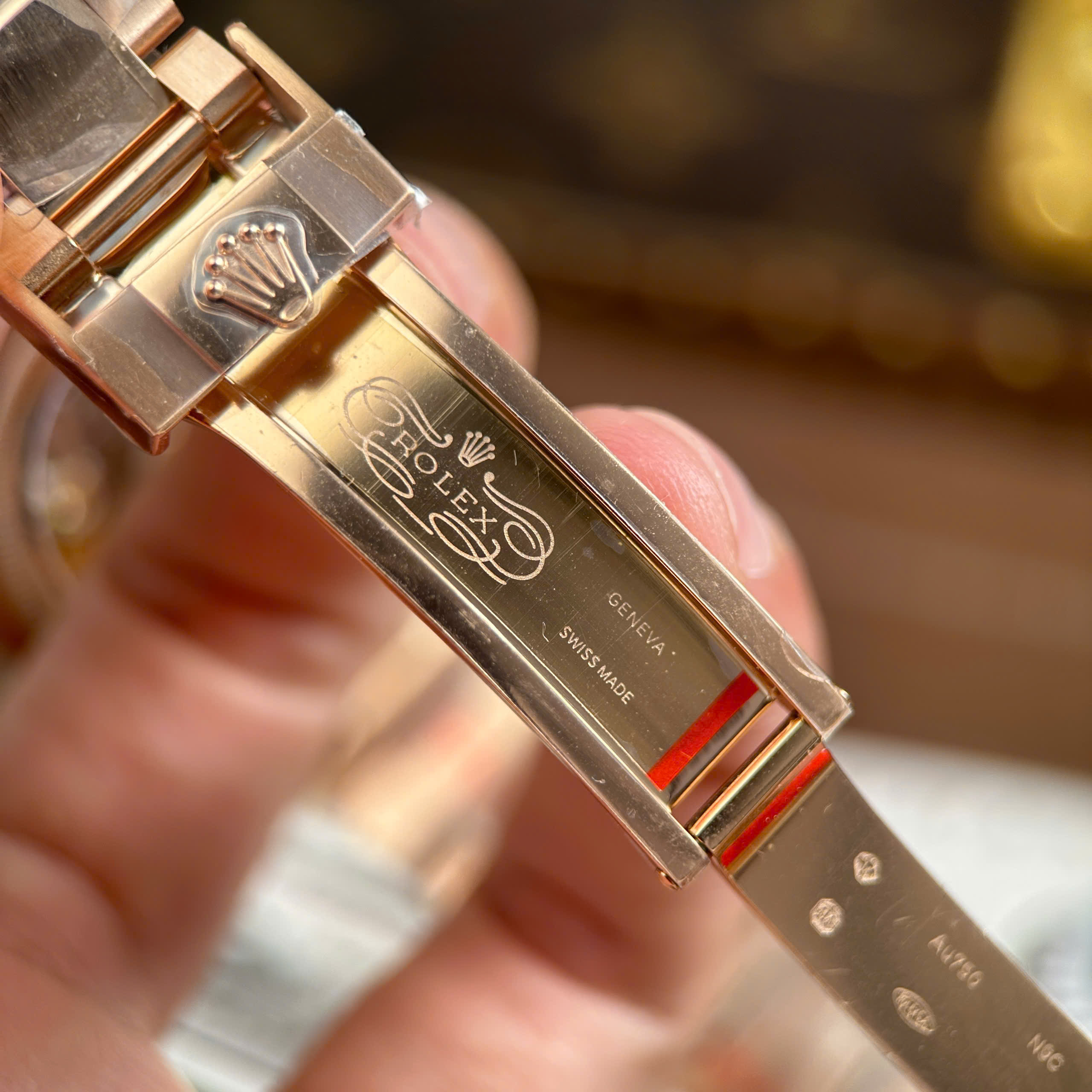 Rolex Cosmograph Daytona “Le Mans” 126525LN Imitaiton Watch Rose Gold Plate Black Dial Gain Weight QF Factory 40mm (6)