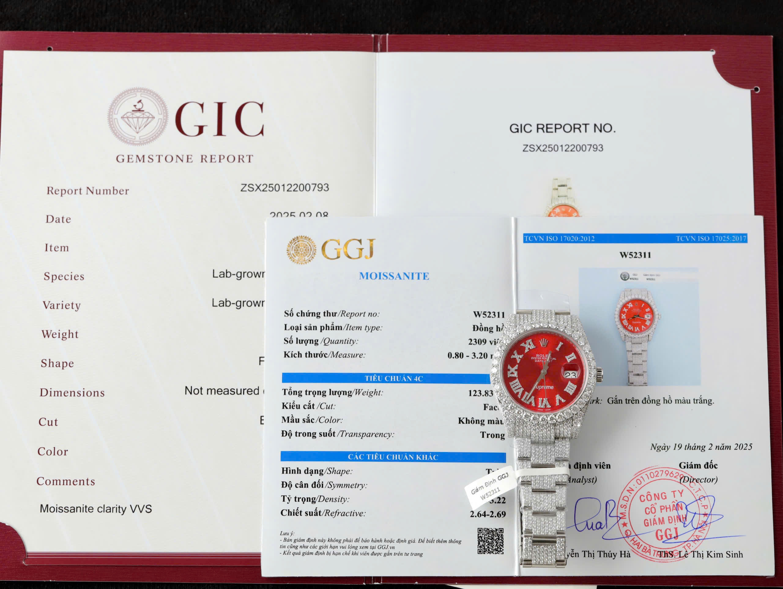 Rolex DateJust Best Quality Replica Watch Iced Out Diamond Moissanite Supreme Dial Oyster Bands 41mm (8)