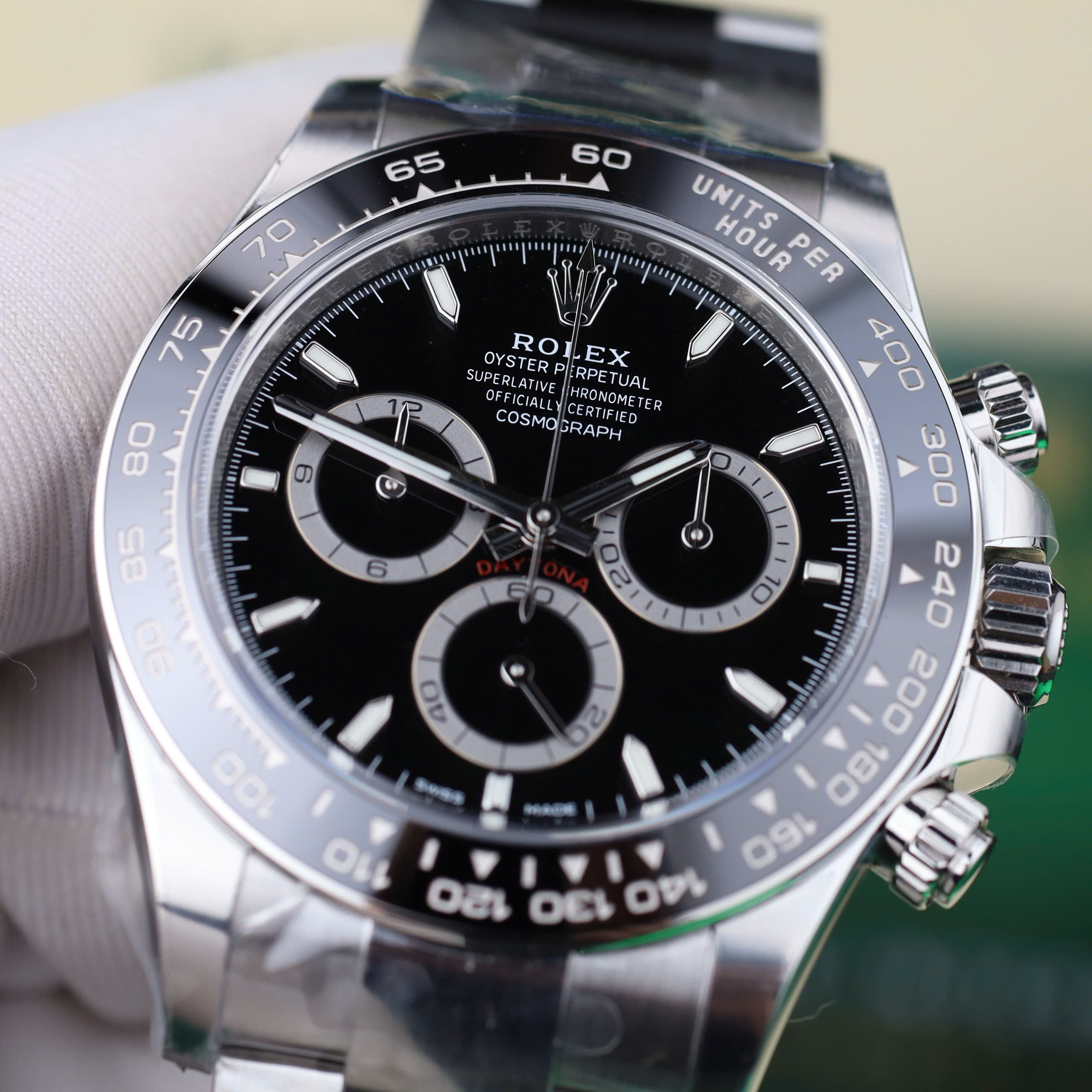 Rolex Daytona 116500LN '' Godzilla '' Imitation Watch Black Dial Automatic AR Factory 40mm (10)