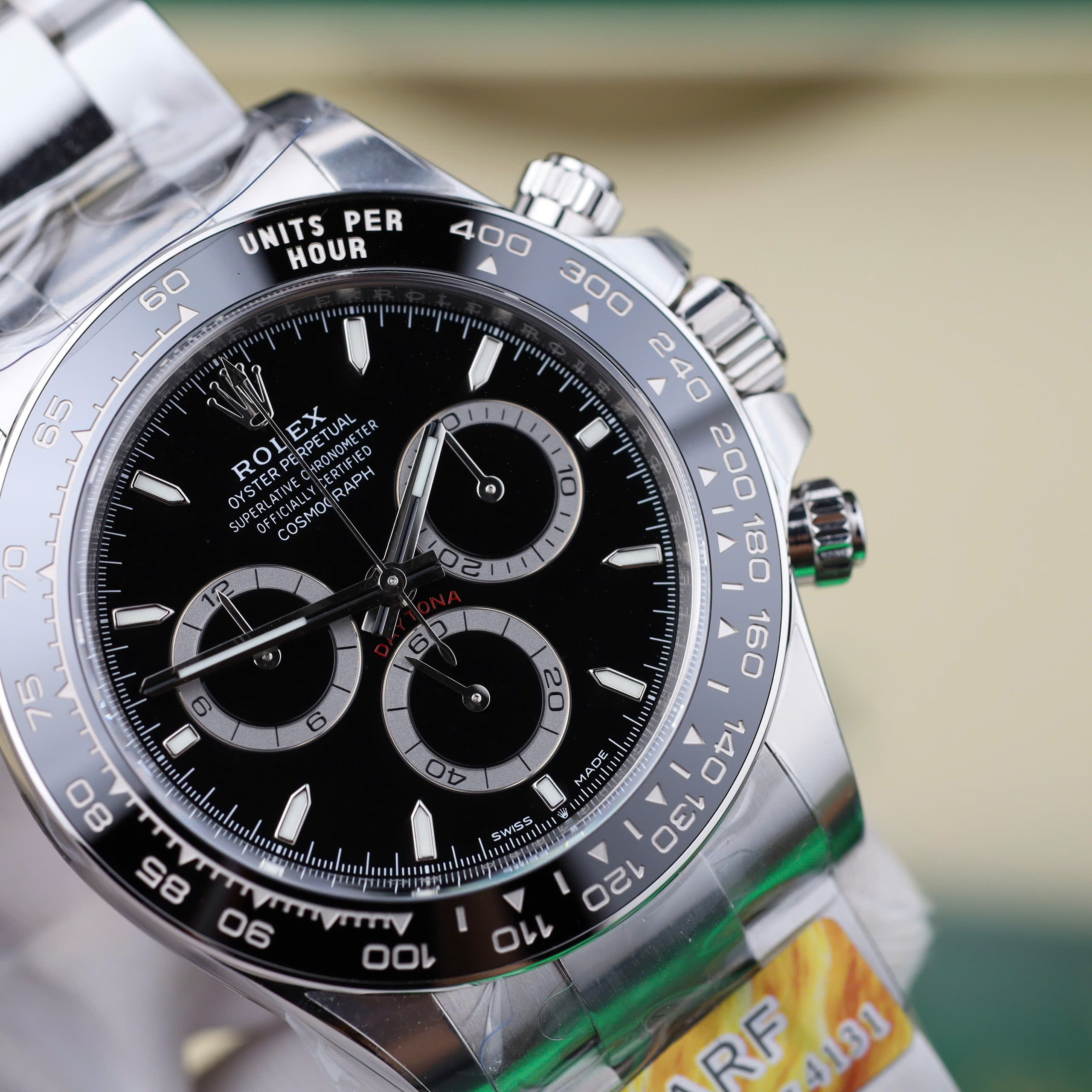Rolex Daytona 116500LN '' Godzilla '' Imitation Watch Black Dial Automatic AR Factory 40mm (11)