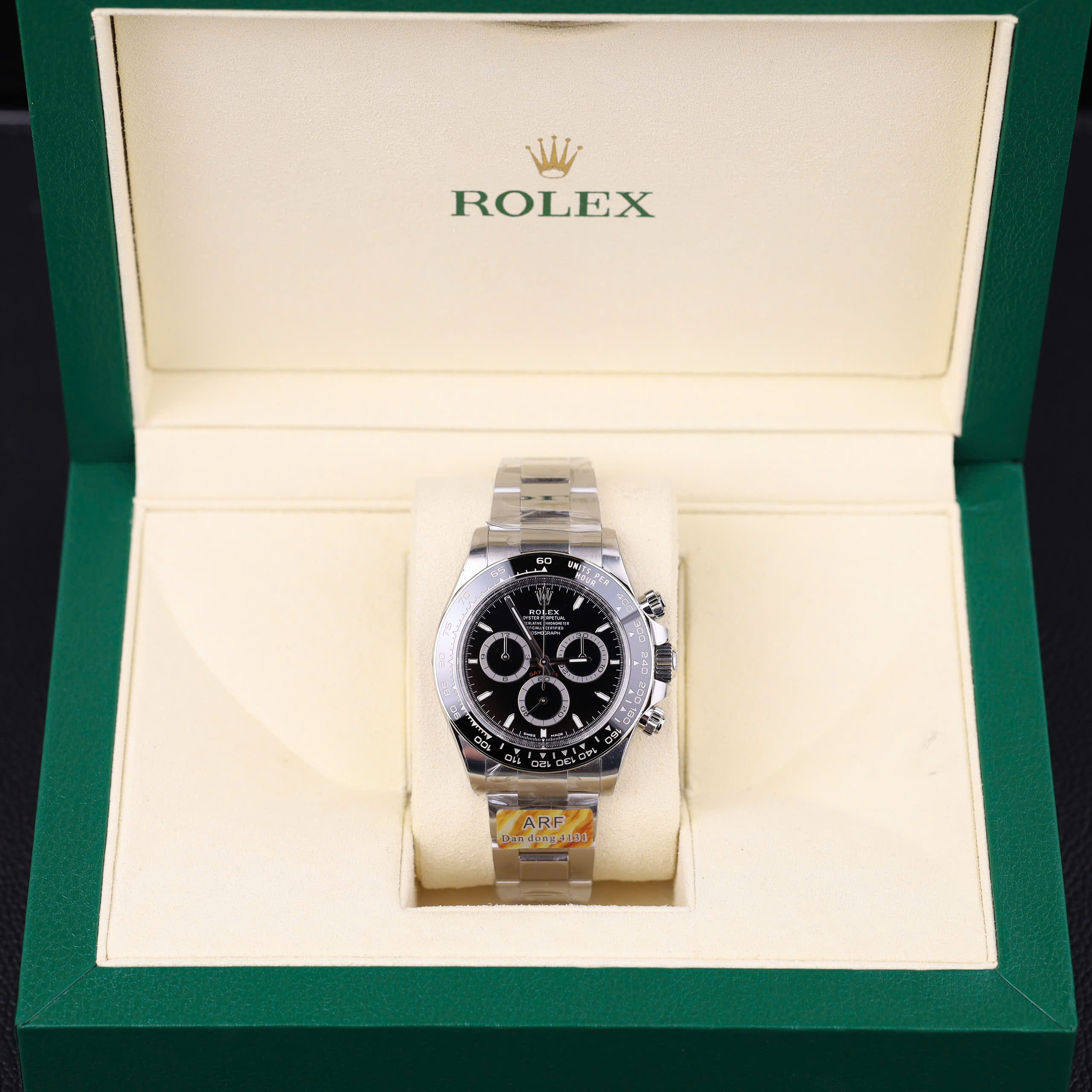 Rolex Daytona 116500LN '' Godzilla '' Imitation Watch Black Dial Automatic AR Factory 40mm (3)