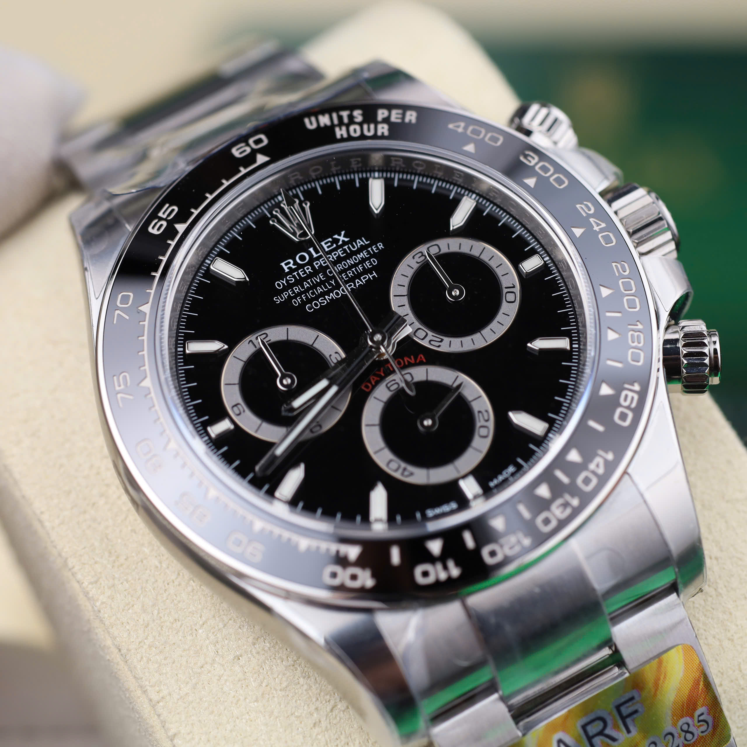Rolex Daytona 116500LN '' Godzilla '' Imitation Watch Black Dial Automatic AR Factory 40mm (9)