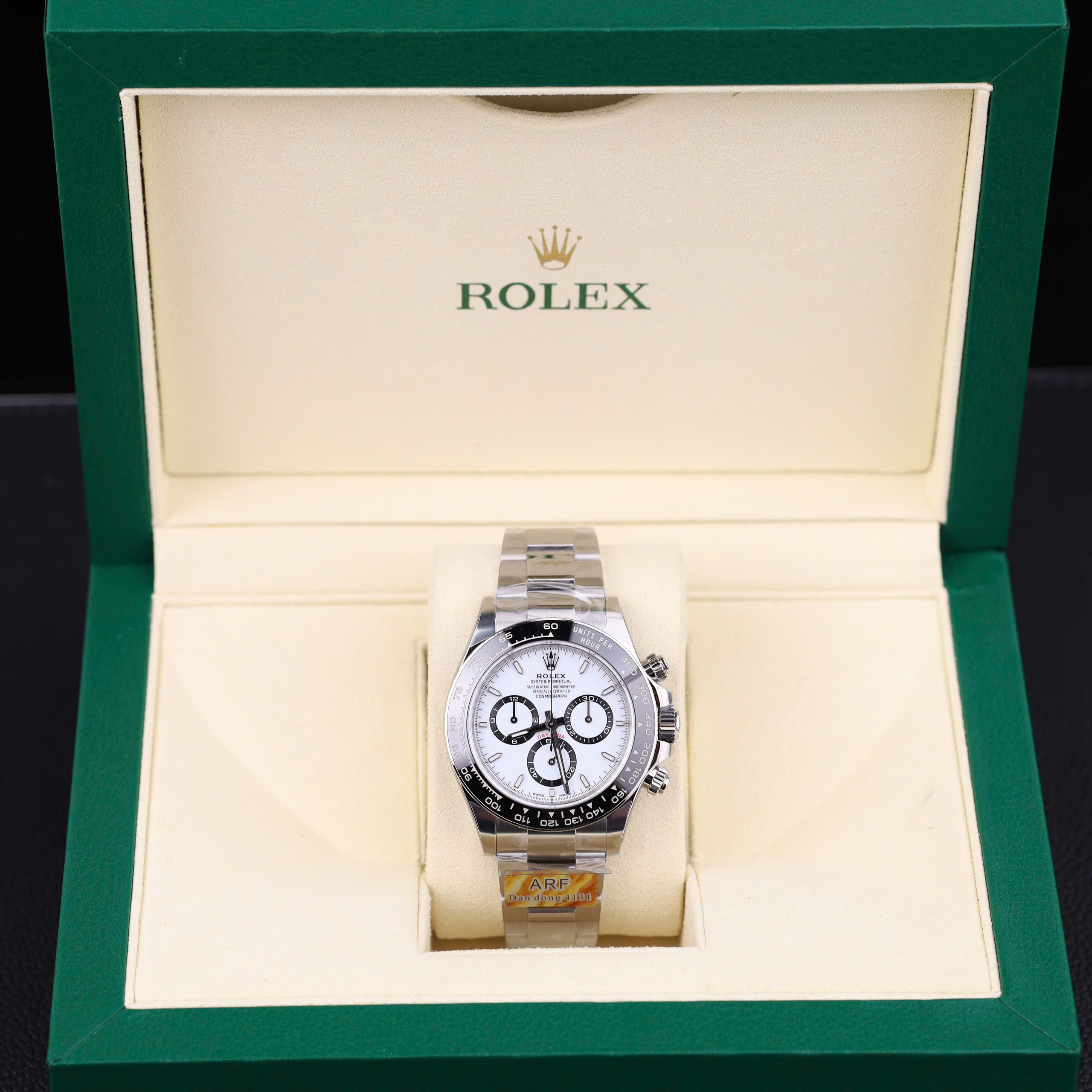 Rolex Daytona 126500LN '' Panda '' Replica Watch White Dial Automatic AR Factory 40mm (2)