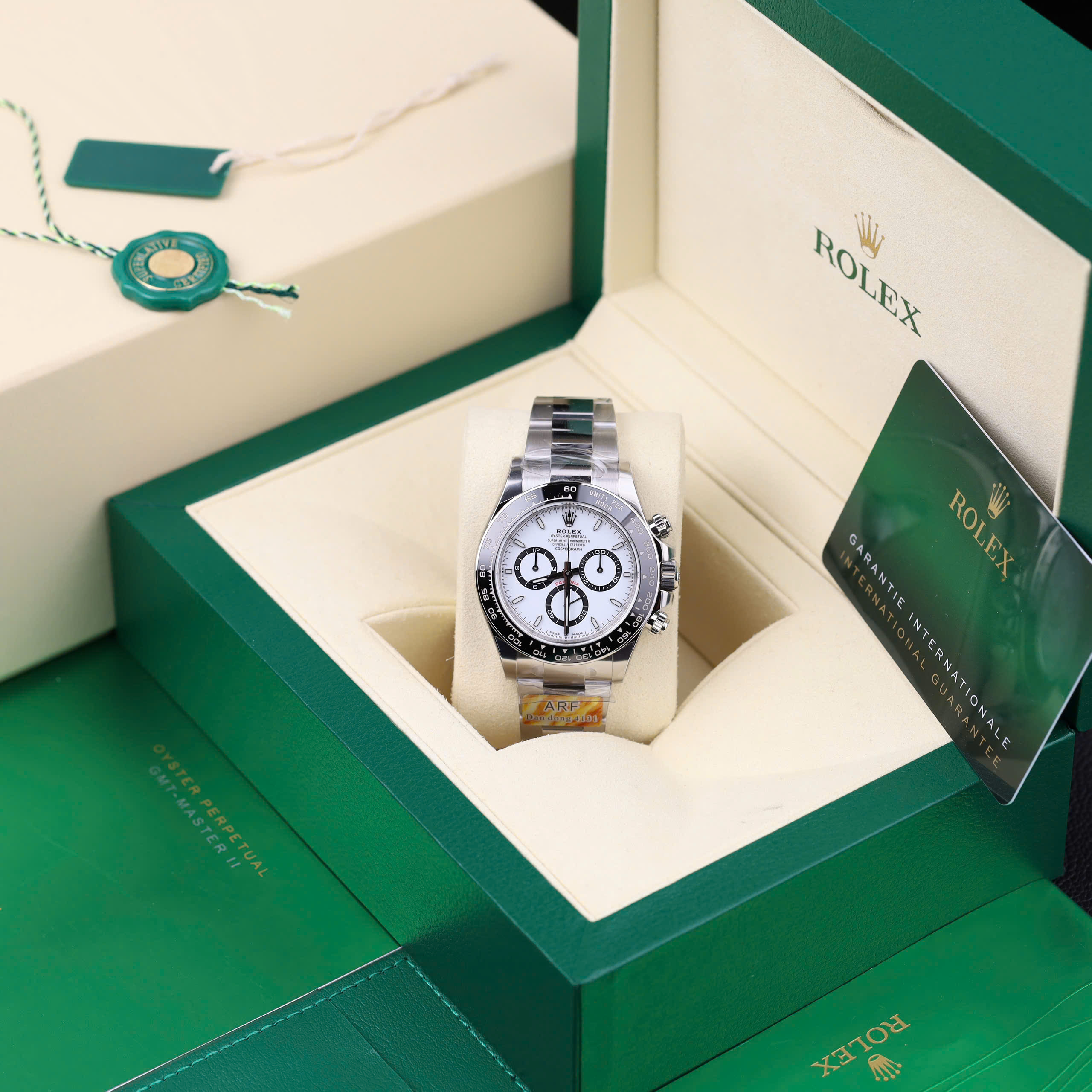 Rolex Daytona 126500LN '' Panda '' Replica Watch White Dial Automatic AR Factory 40mm (3)