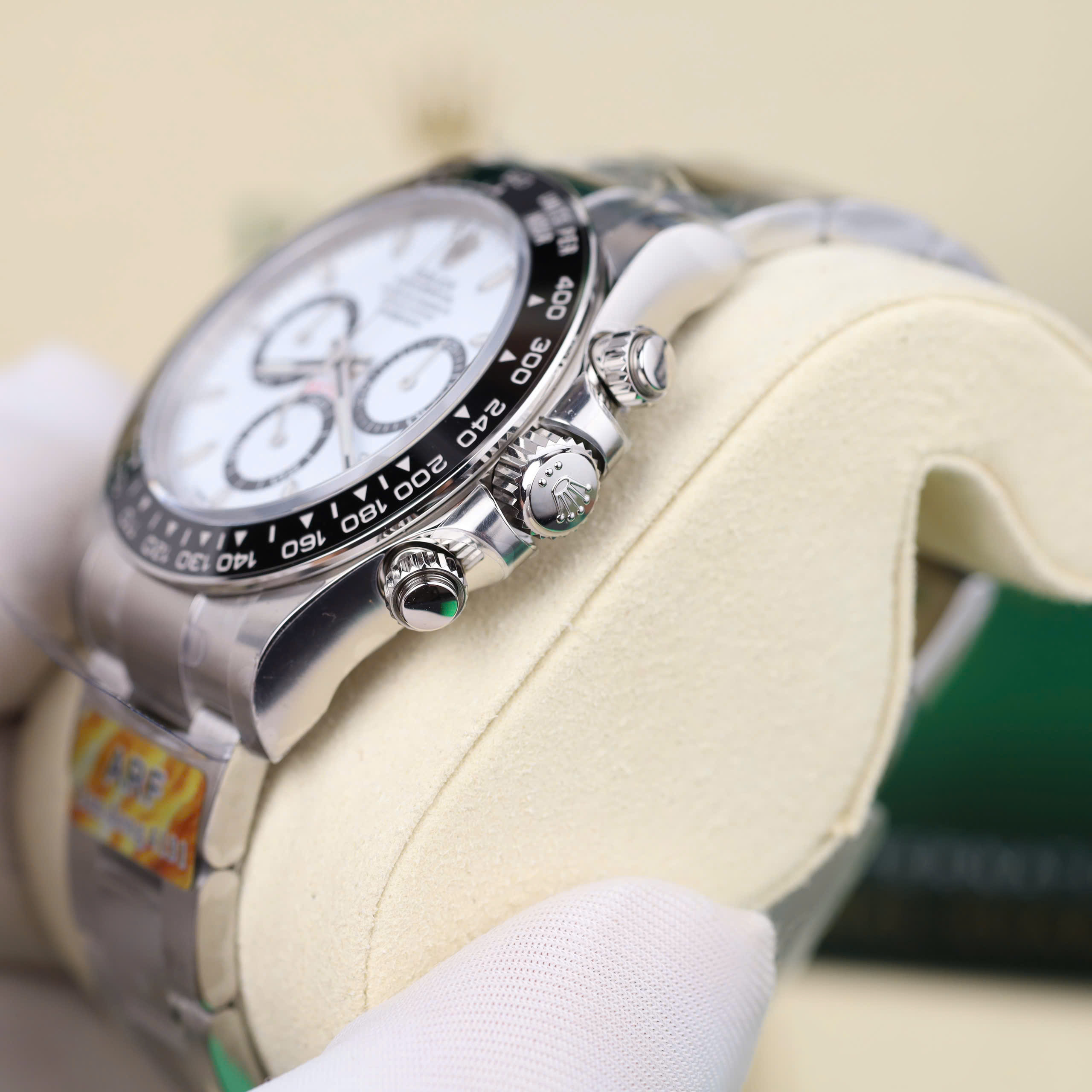 Rolex Daytona 126500LN '' Panda '' Replica Watch White Dial Automatic AR Factory 40mm (9)