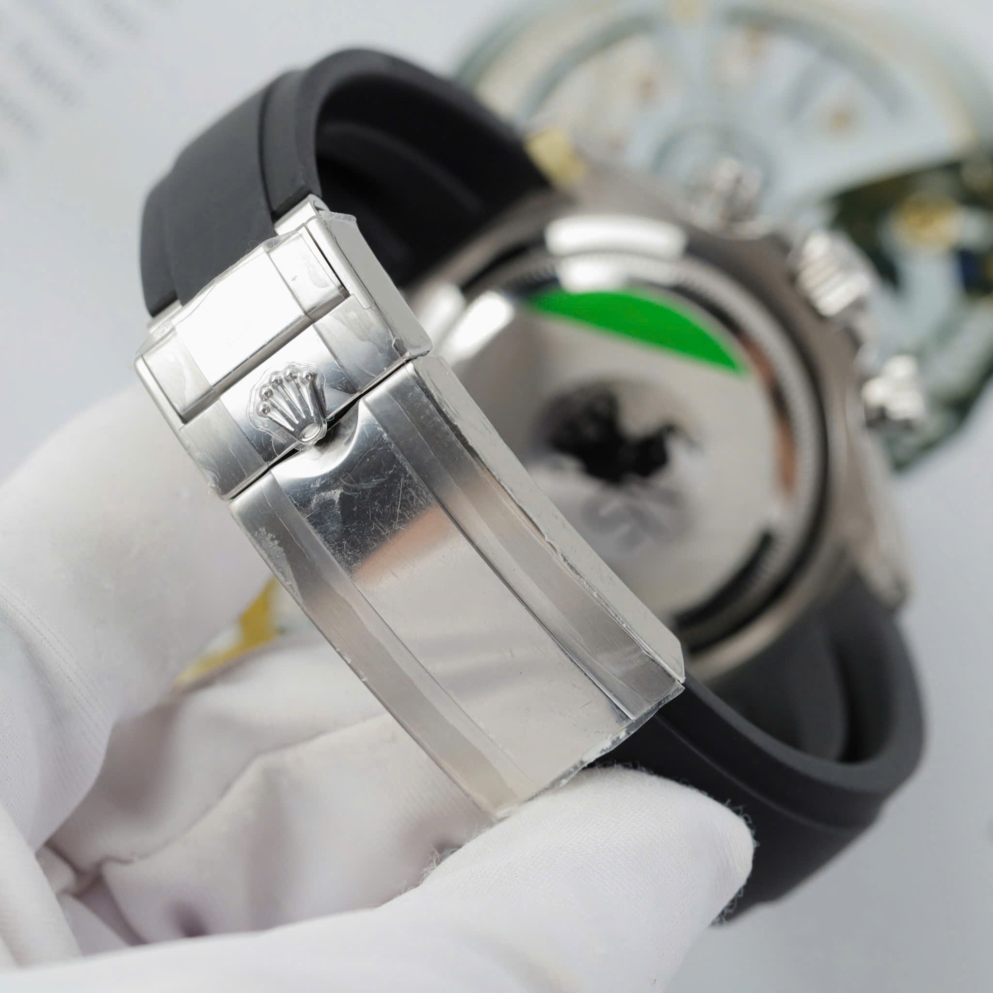 Rolex Daytona 126519LN Good Imitation Watch Grey Dial Oysterflex Band VS Factory 40mm (1)