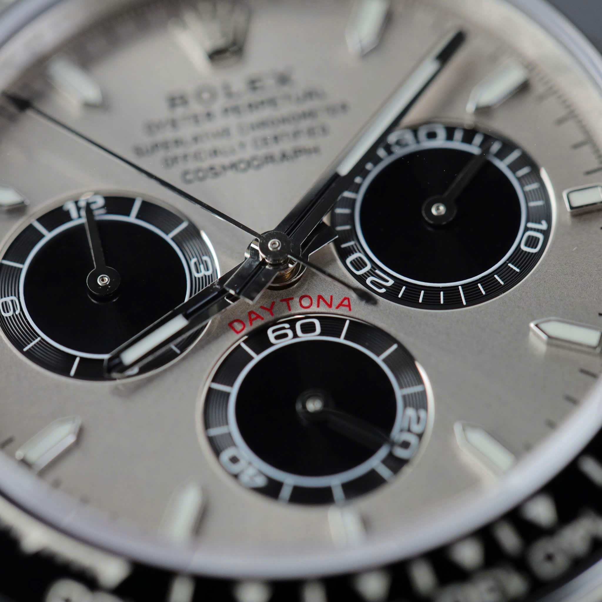 Rolex Daytona 126519LN Good Imitation Watch Grey Dial Oysterflex Band VS Factory 40mm (5)