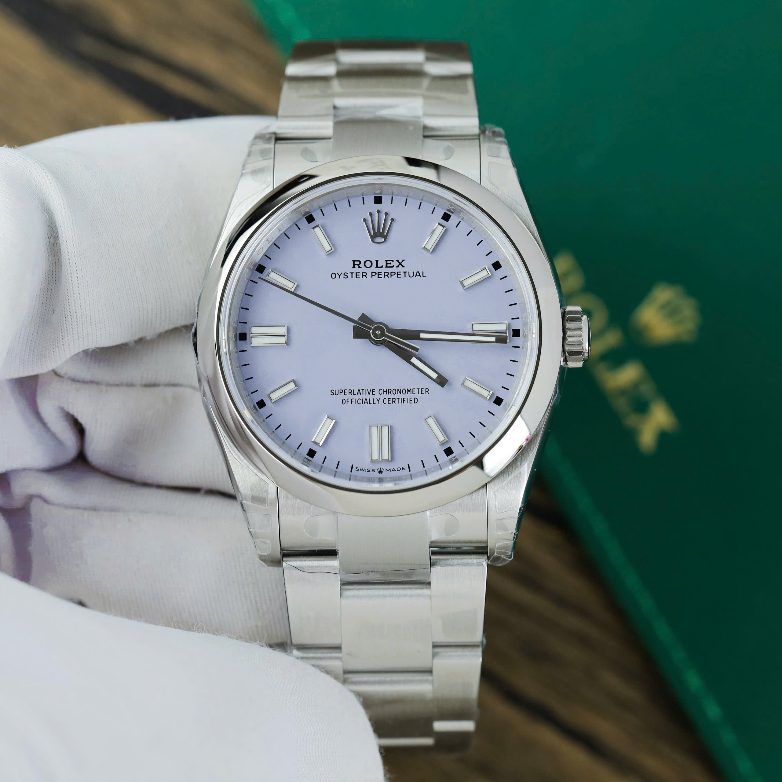 Rolex Oyster Perpetual 126000 Best Quality Replica Watch White Dial Index Hours VS Factory 36mm (8)