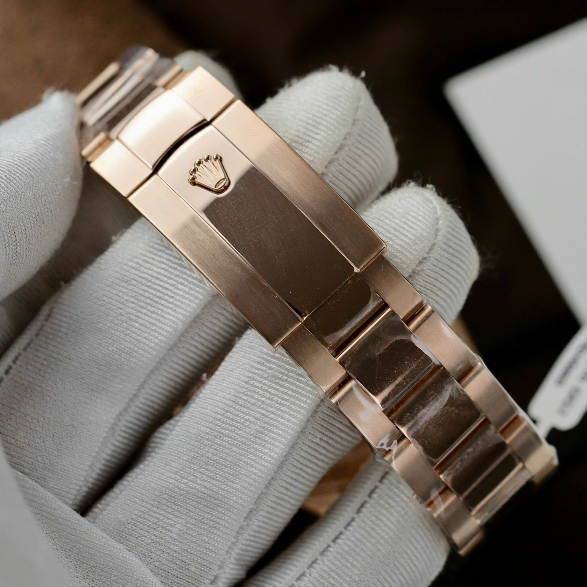 Rolex Sky-Dweller Imitaiton Watch Gold 18K Wrapped Brown Chocolate Dial Automatic 42mm (4)