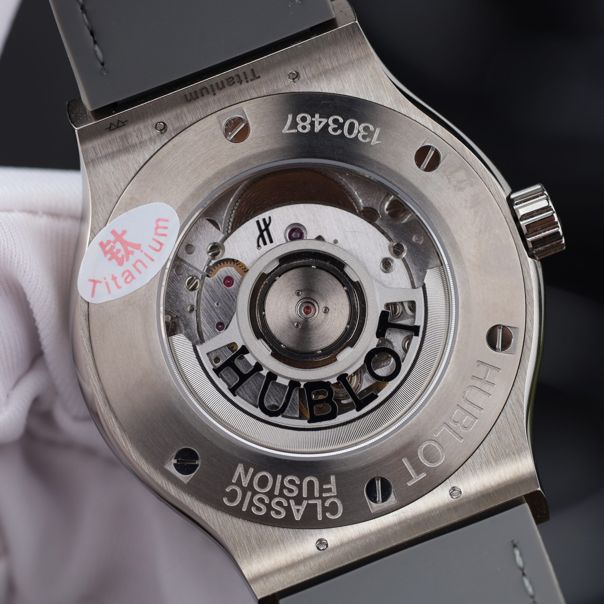 Hublot Classic Fusion Replica Watches White Dial Titanium Case JJZ Factory 42mm (6)