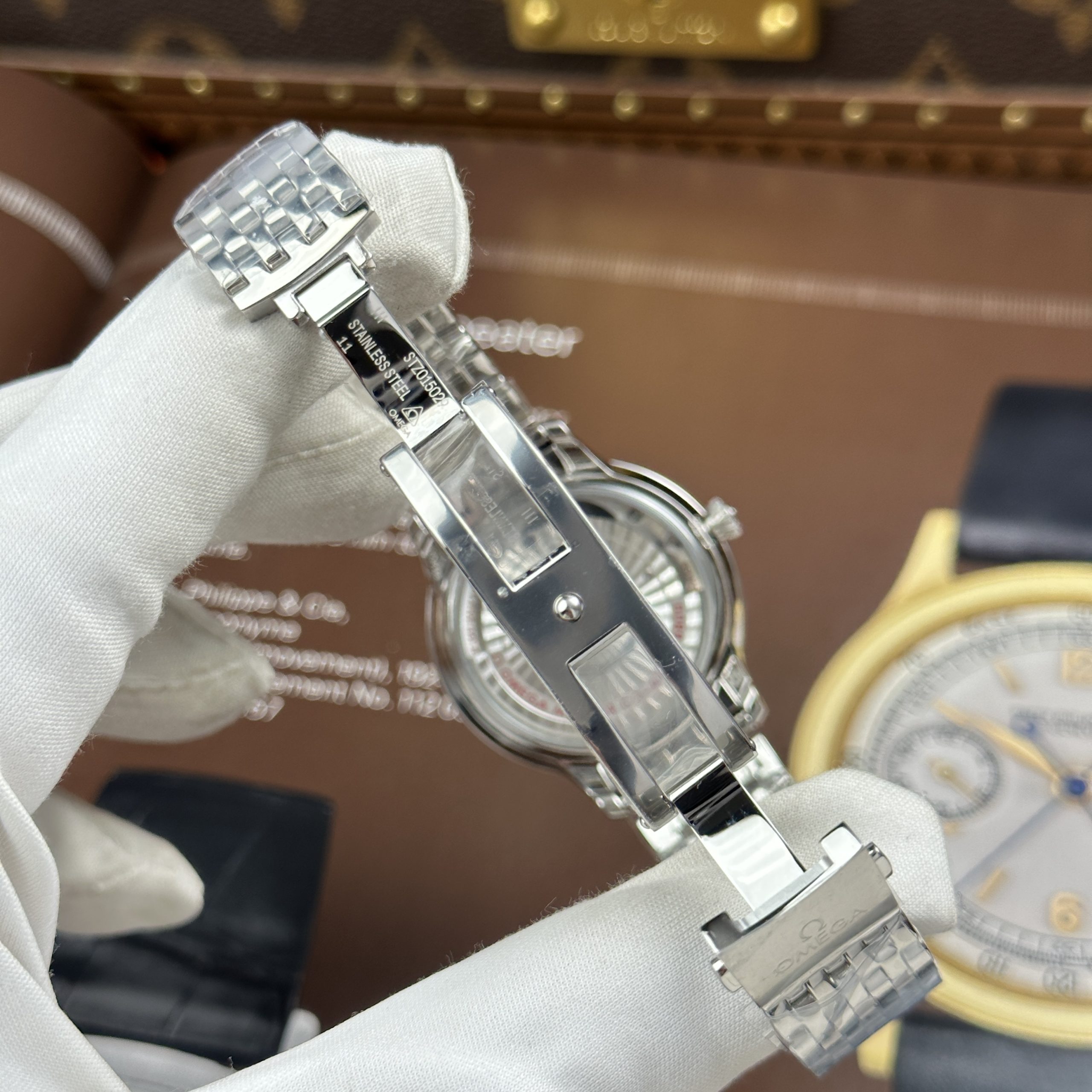 Omega De Ville Prestige Replica Watch White Dial Stainless Steel Automatic 34mm (2)