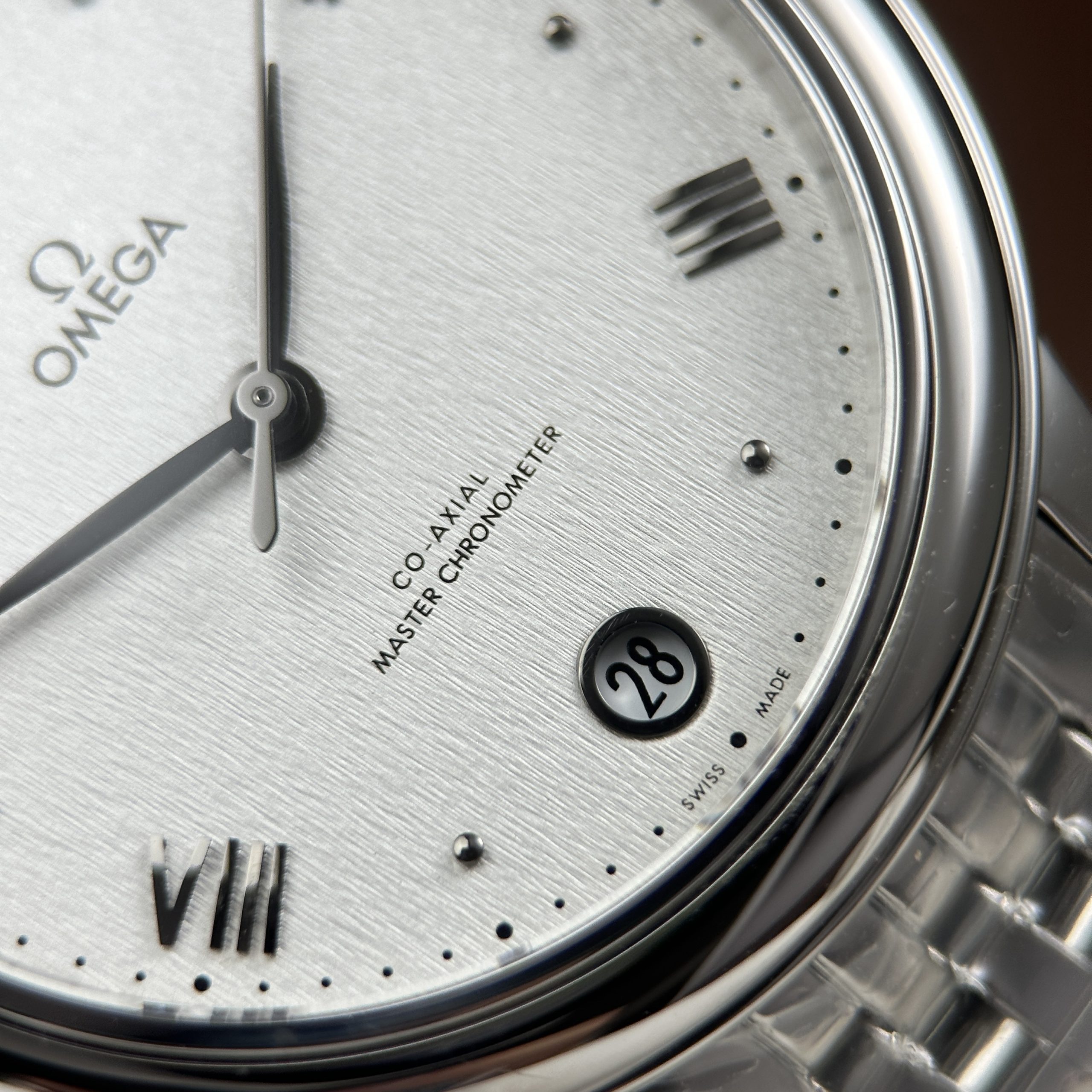 Omega De Ville Prestige Replica Watch White Dial Stainless Steel Automatic 34mm (7)