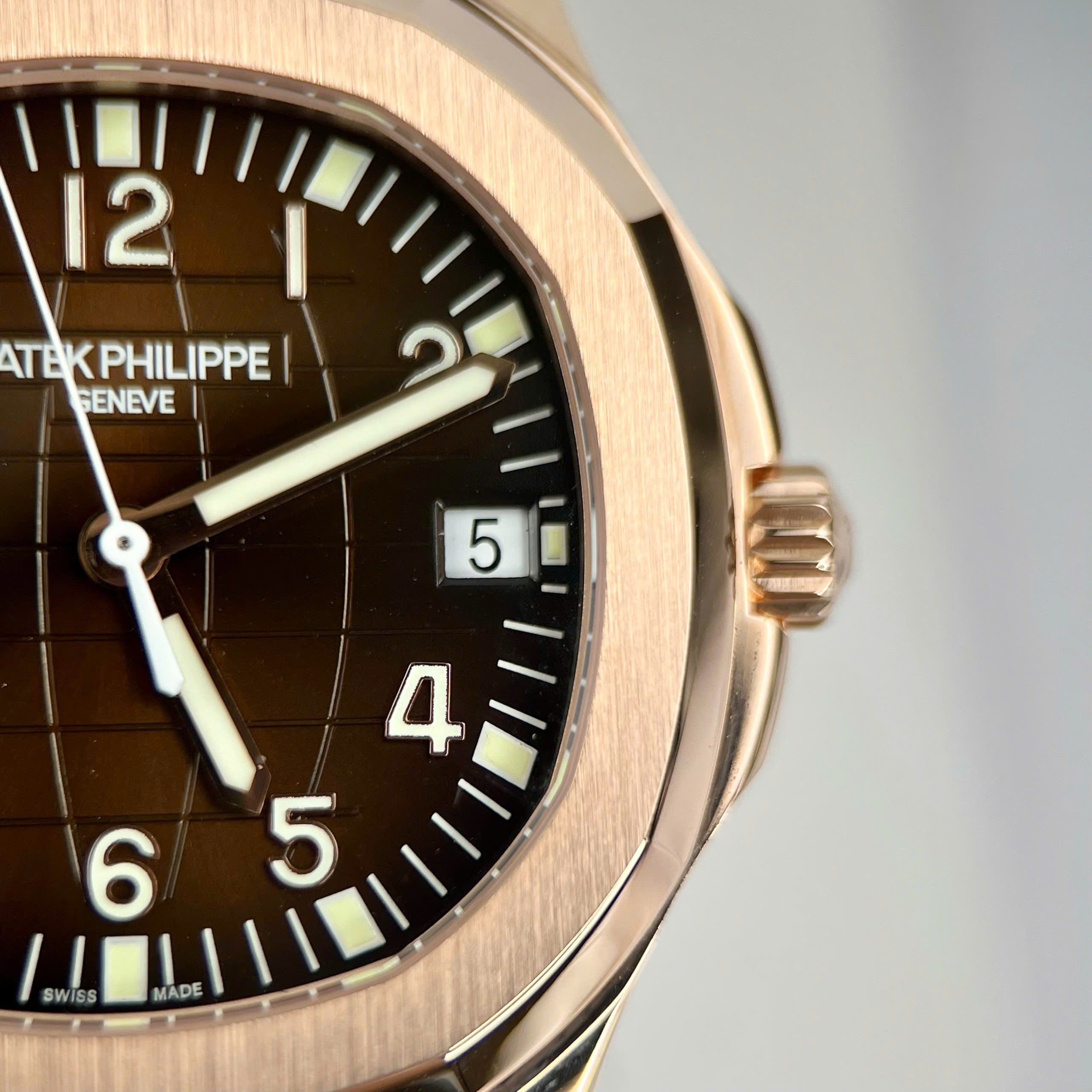 Patek Philippe Aquanaut 5167R Best Quality Replica Watches 18K Gold Wrapped Brown Chocolate Dial 3K Factory 40mm (7)