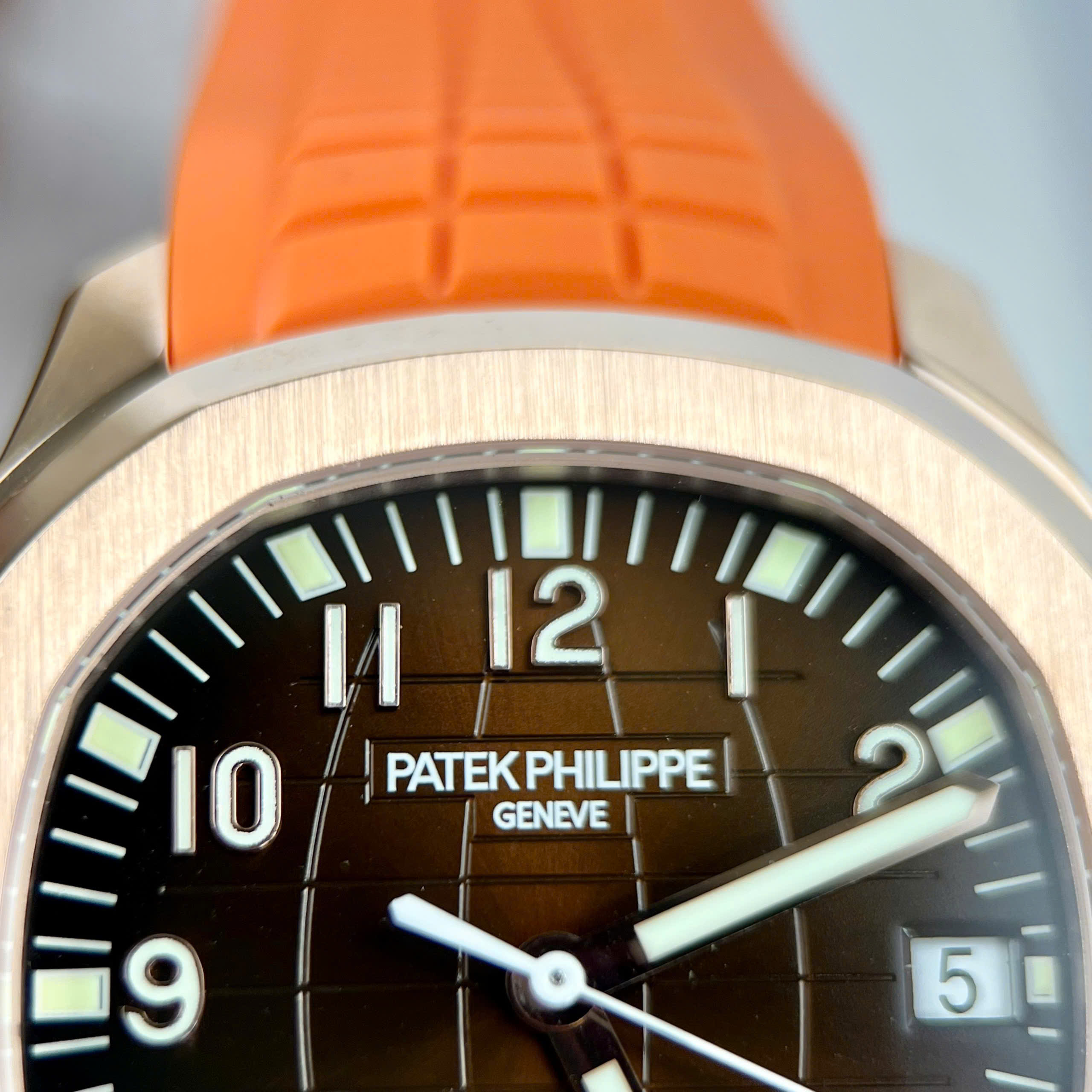 Patek Philippe Aquanaut 5167R Best Quality Replica Watches 18K Gold Wrapped Brown Chocolate Dial 3K Factory 40mm (8)