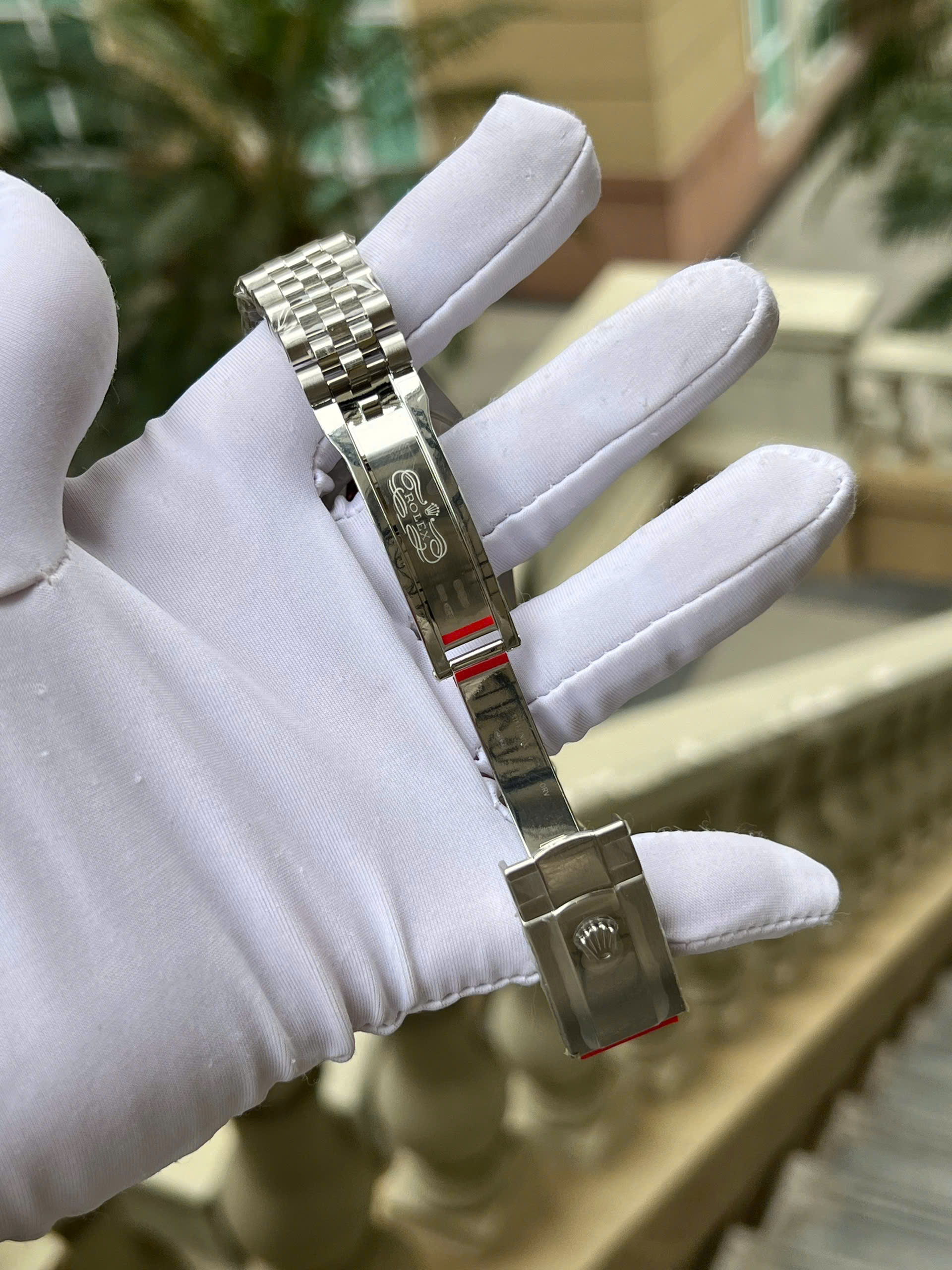 Rolex DateJust Imitation Watches Mother Of Pearl Dial Diamond Moissanie Hours Clean Factory 40mm (4)