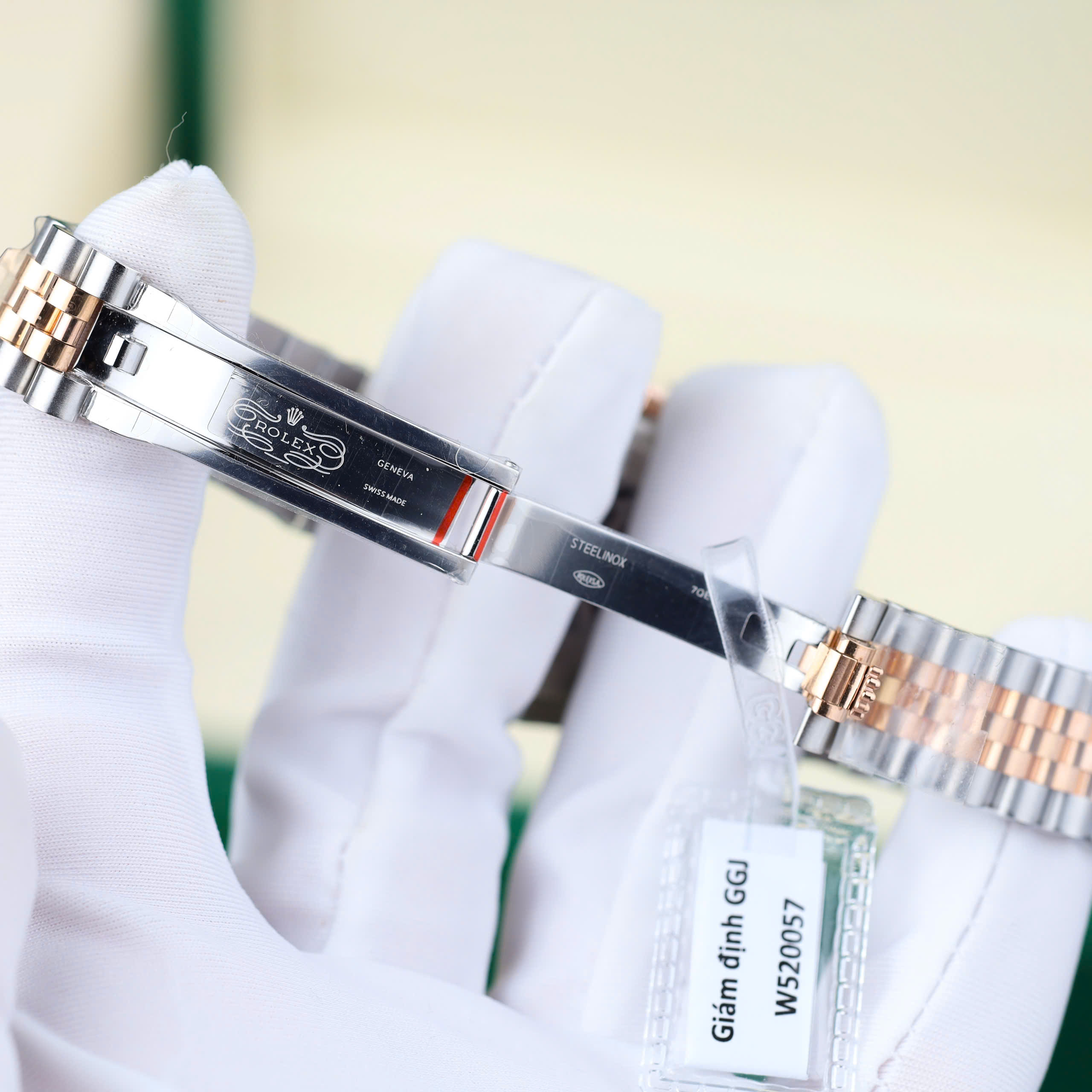 Rolex DateJust Knock Off Watch 18K Gold Wrapped Brown Chocolate Dial Natural Diamond Hours GM Factory 31mm (4)