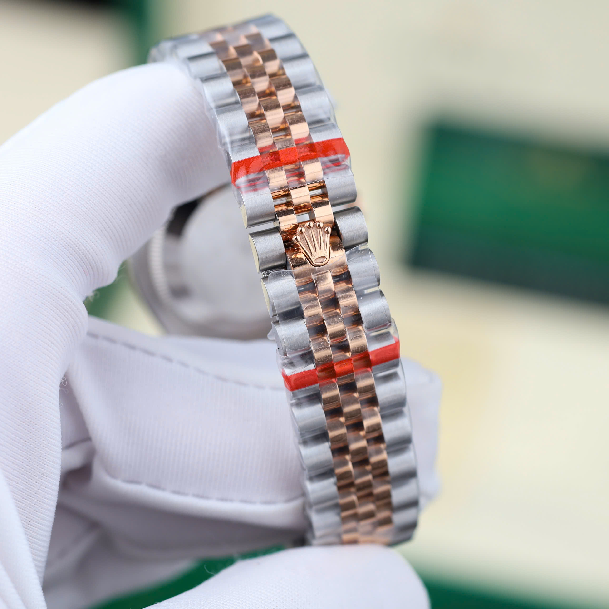 Rolex DateJust Lady Best Quality Replica Watches Mother Of Pearl Dial Moissanite Hours 31mm (3)