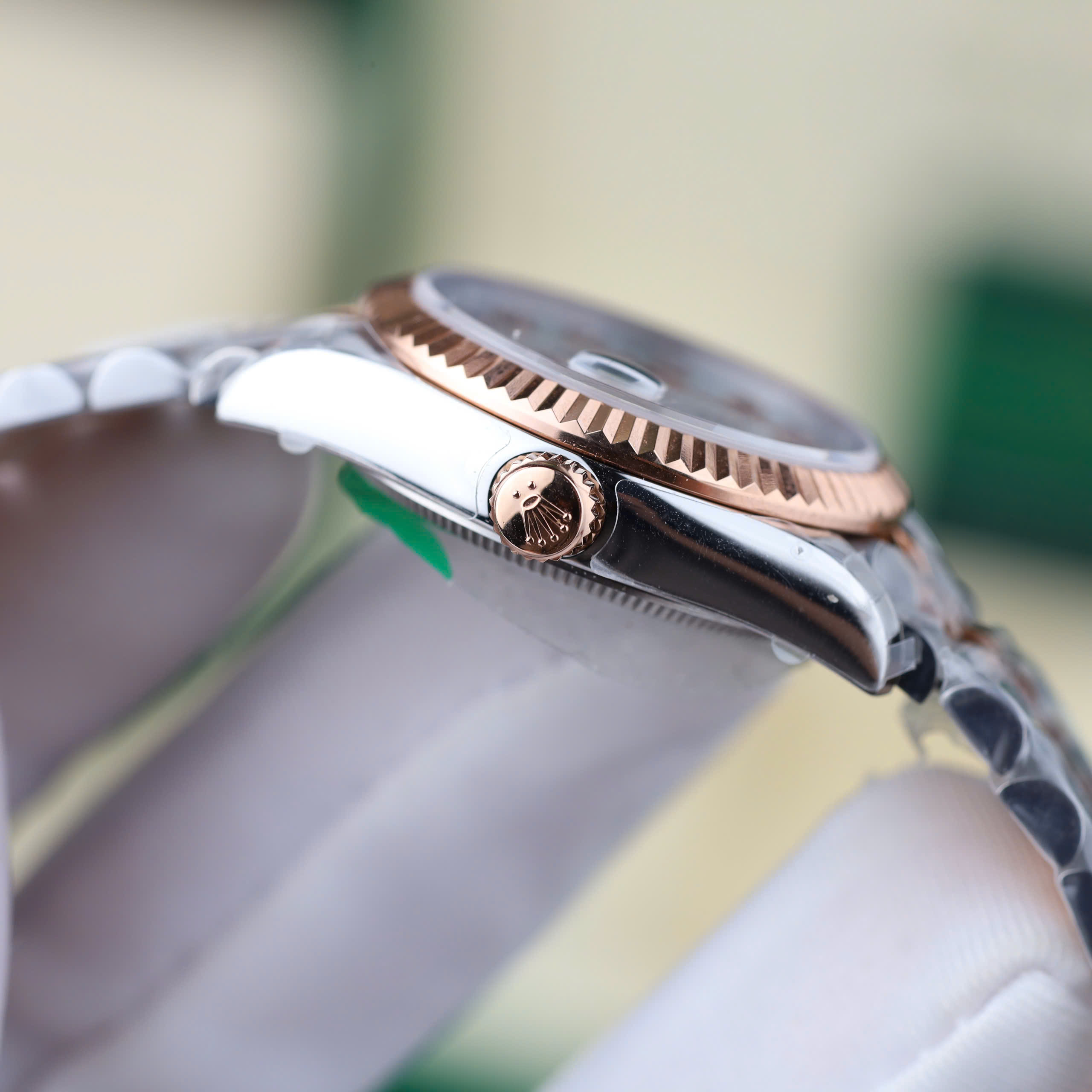 Rolex DateJust Lady Best Quality Replica Watches Mother Of Pearl Dial Moissanite Hours 31mm (5)