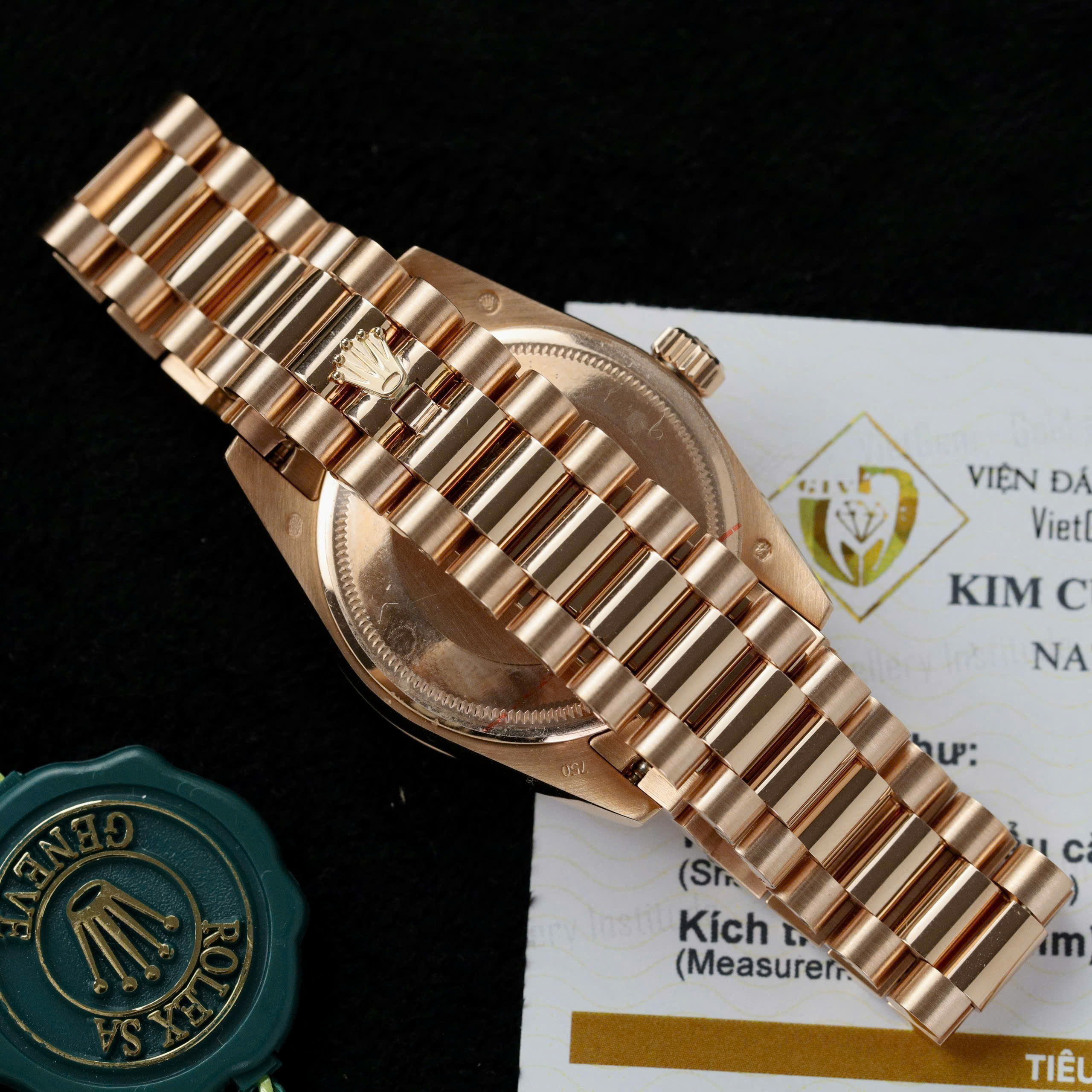 Rolex DateJust Lady Imitation Watch 18K Gold Wrapped Butterfly Heart Dial Diamond Moissanite Bezel 31mm (1)