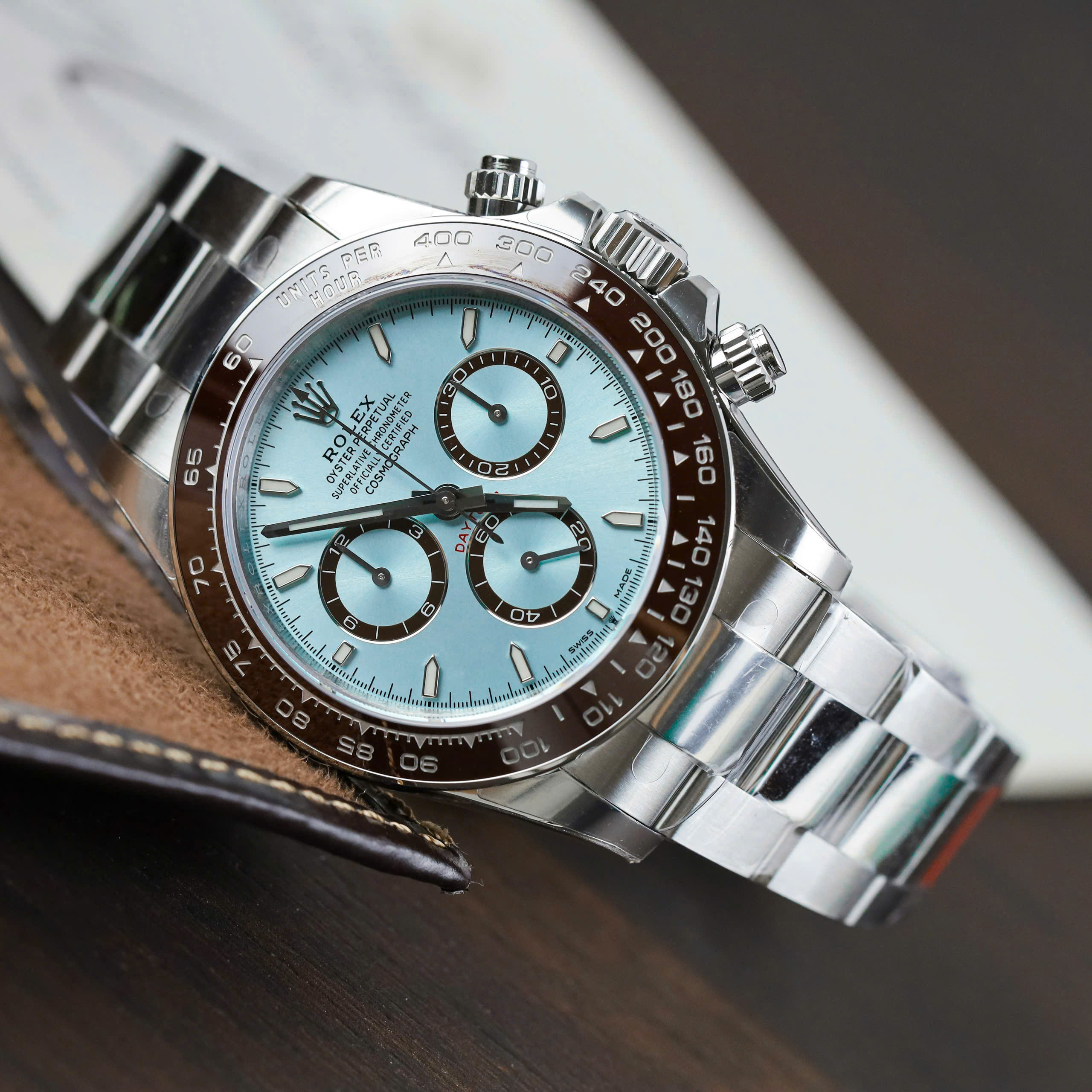 Rolex Daytona 116506 Best Replica Quality Watch Ice Blue Dial Automatic VS Factory 40mm (6)